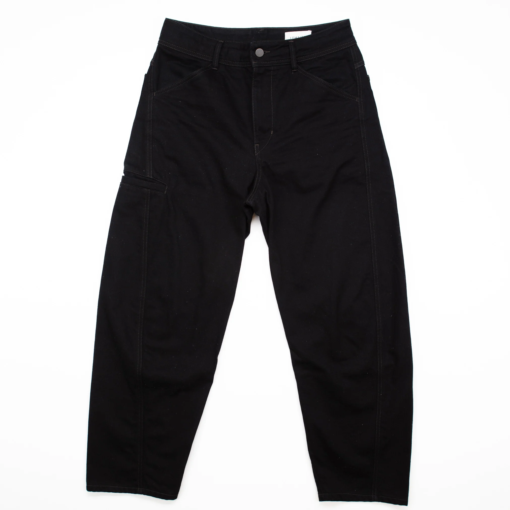 Black Twisted Workwear Pants #1154 - Image 2