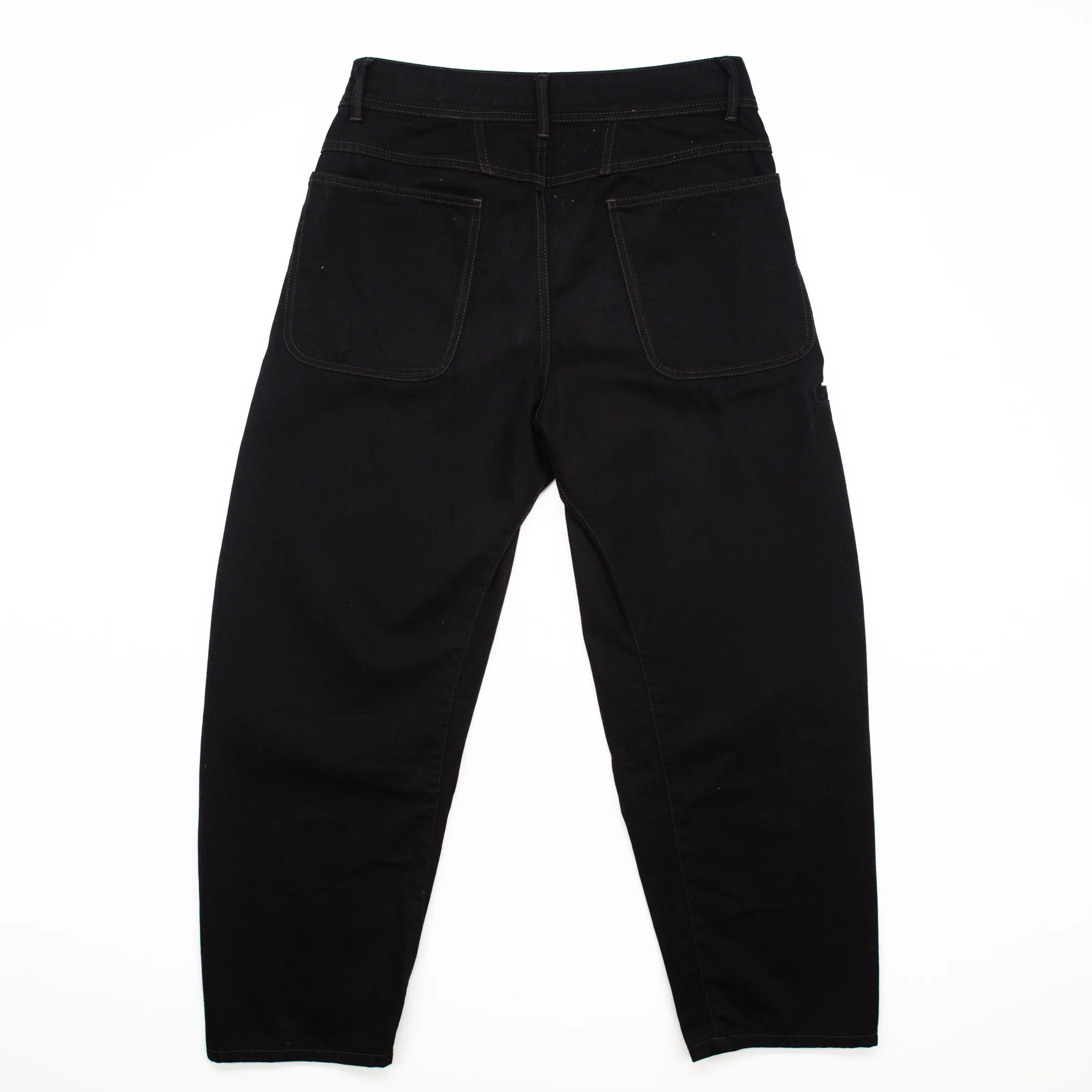 Black Twisted Workwear Pants #1154 - Image 4