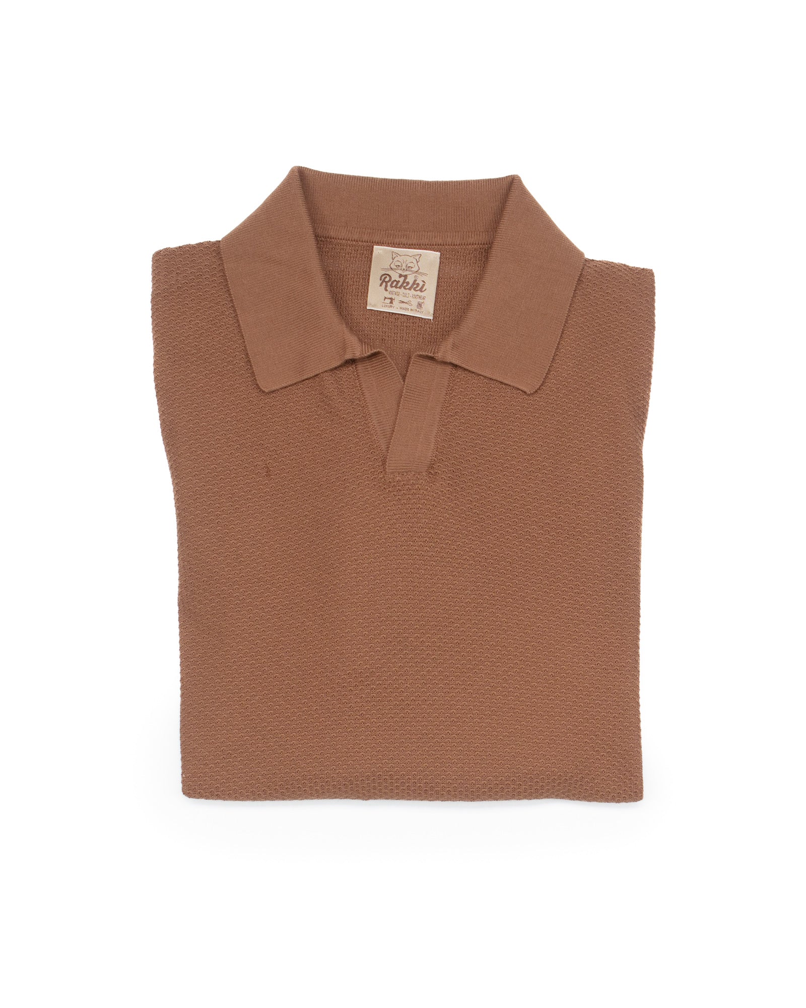 Brando in Tobacco Honeycomb Stitch - Image 7