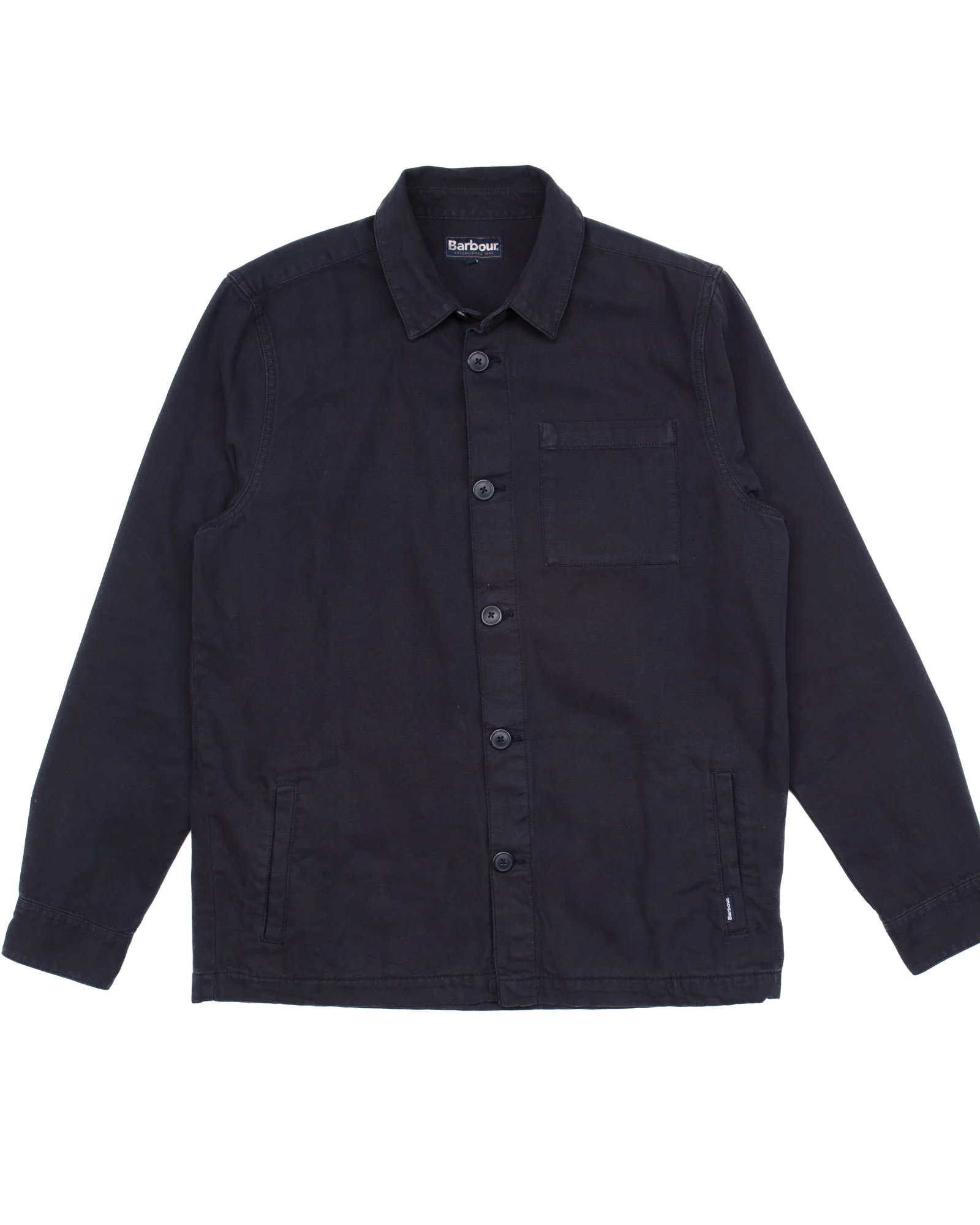 Canvas Overshirt in Dark Navy #1717
