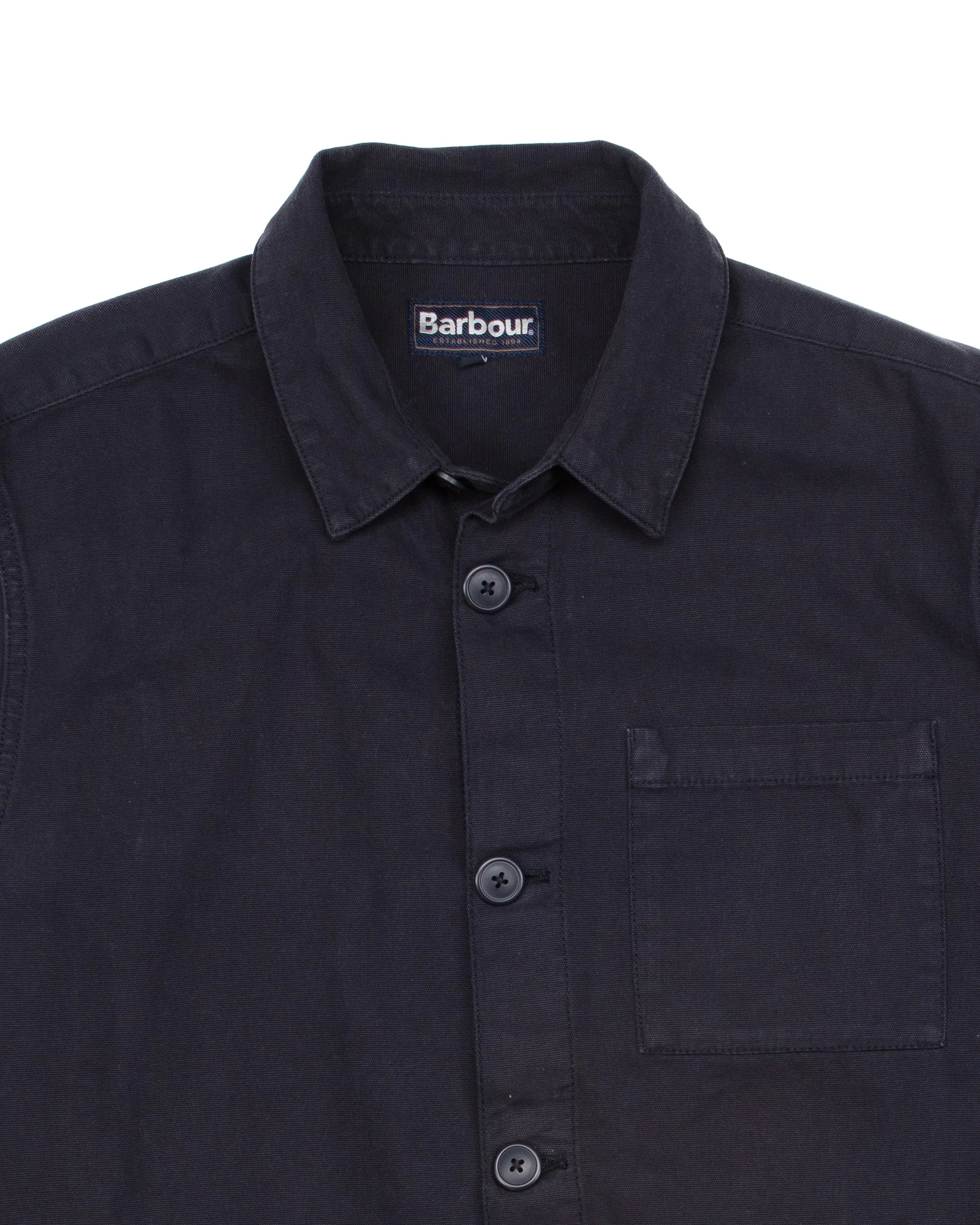 Canvas Overshirt in Dark Navy #1717 - Image 2