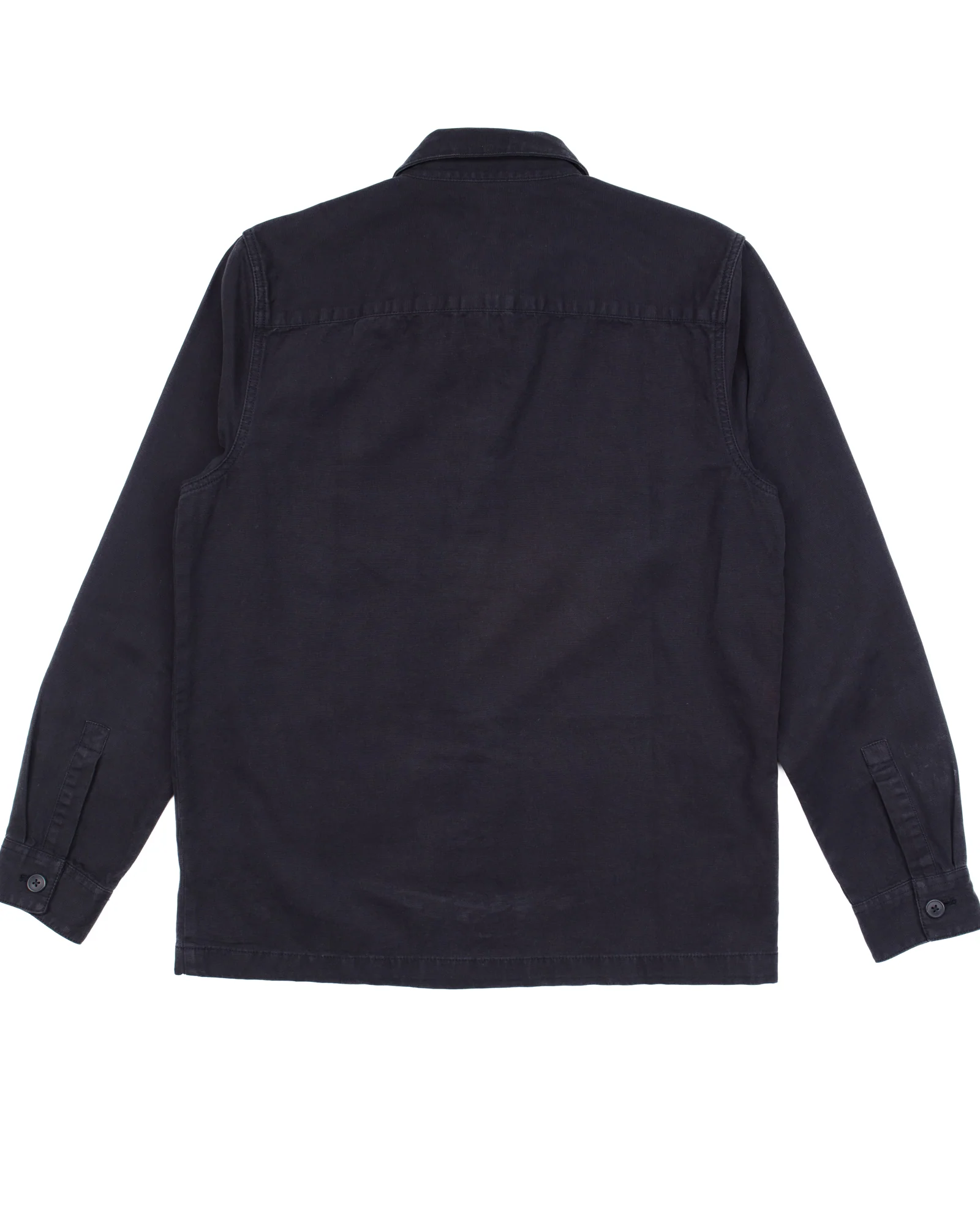 Canvas Overshirt in Dark Navy #1717 - Image 3