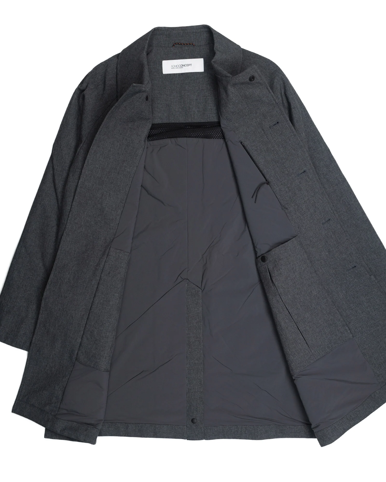 City Trench Coat in Grey - Image 10