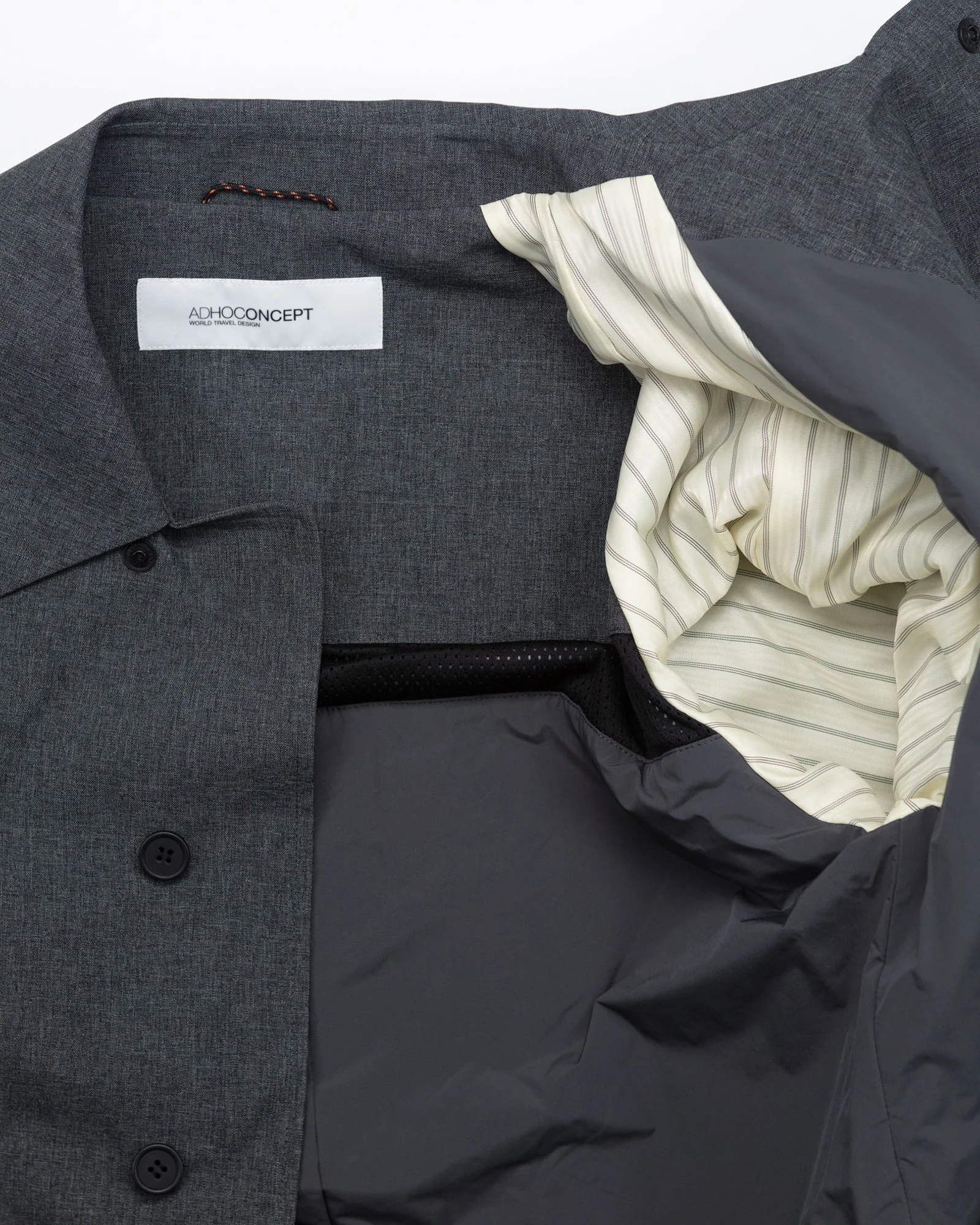 City Trench Coat in Grey - Image 6