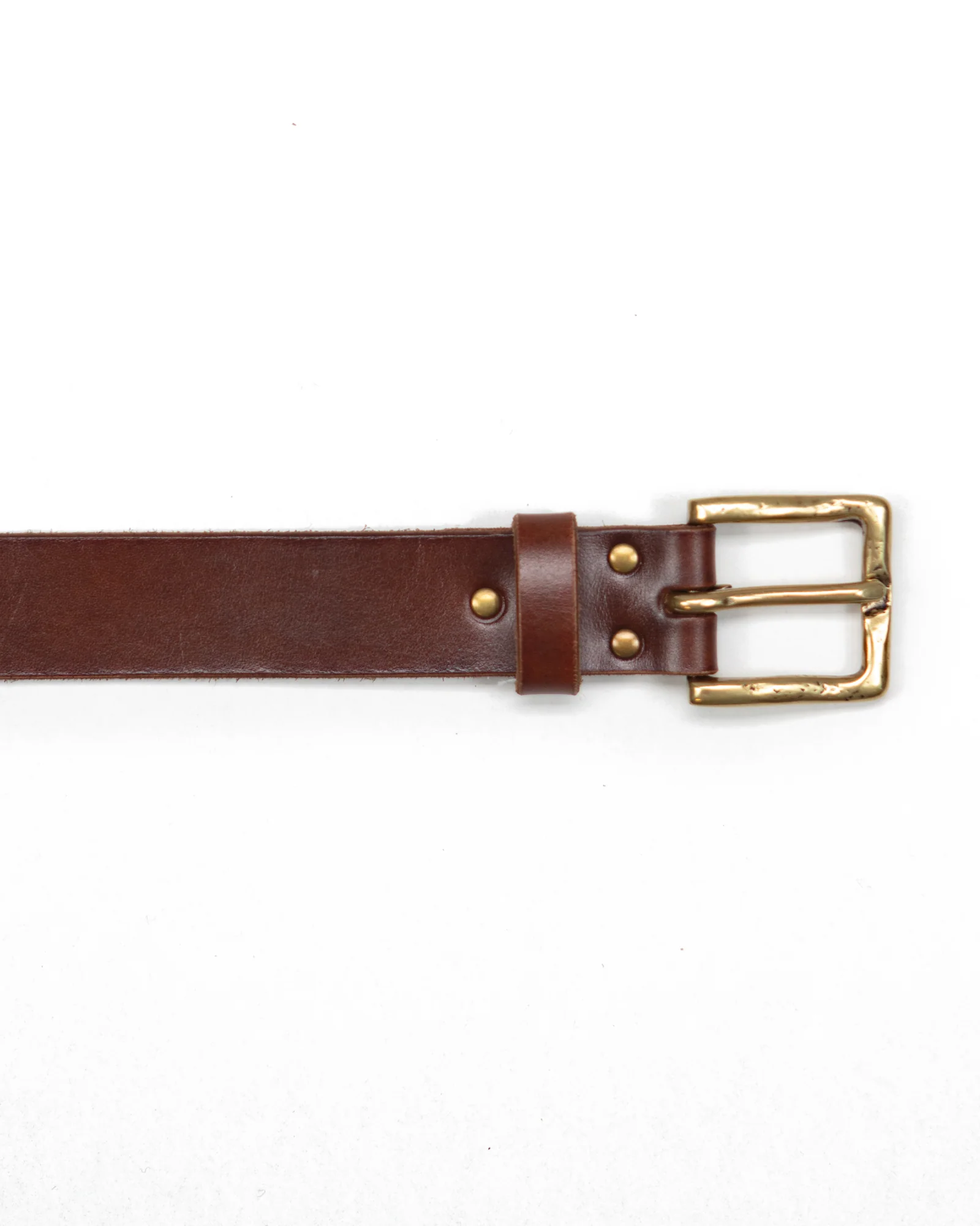 Classic Belt In Deep Brown - Image 3