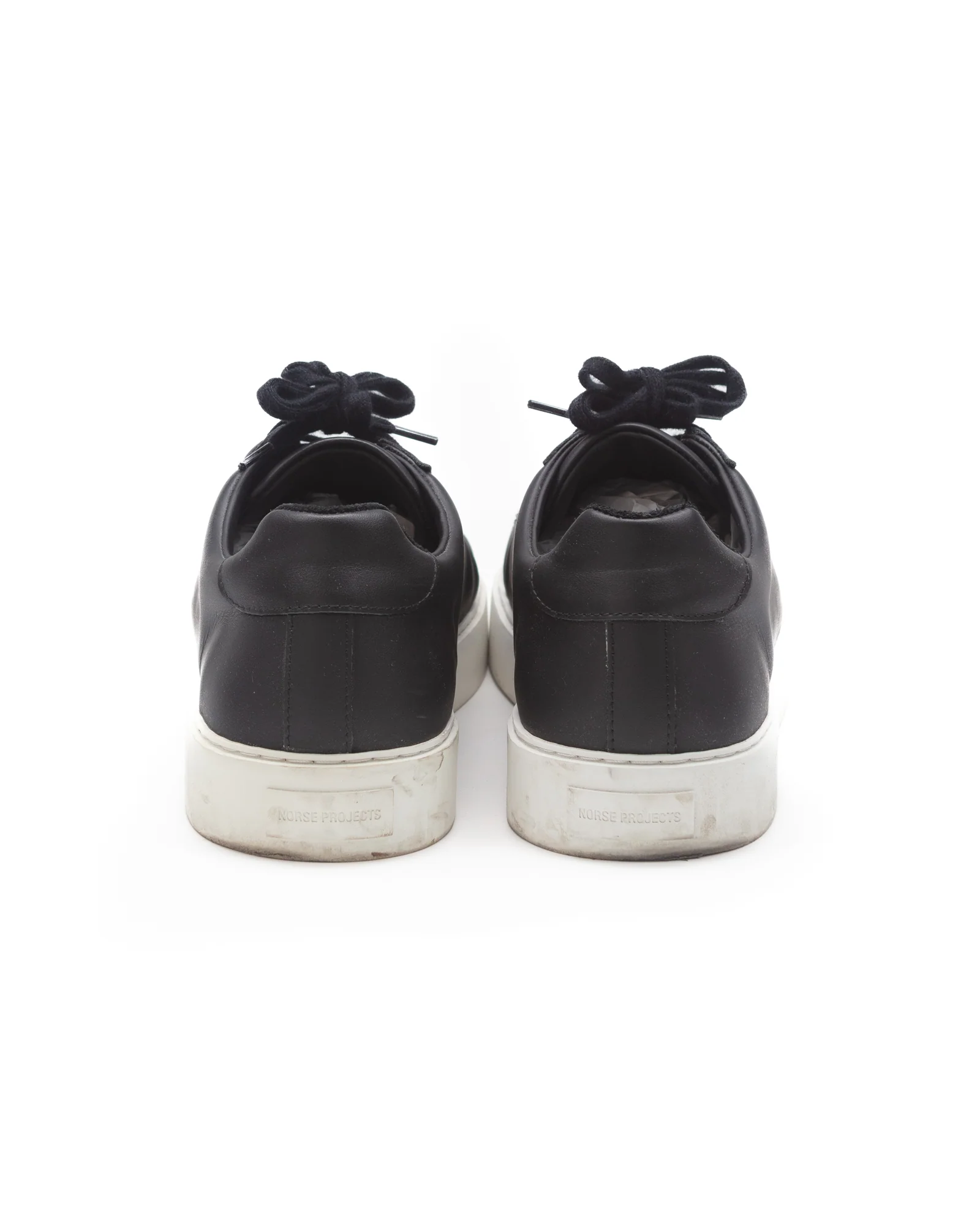 Court Sneaker in Black Leather #1517 - Image 5