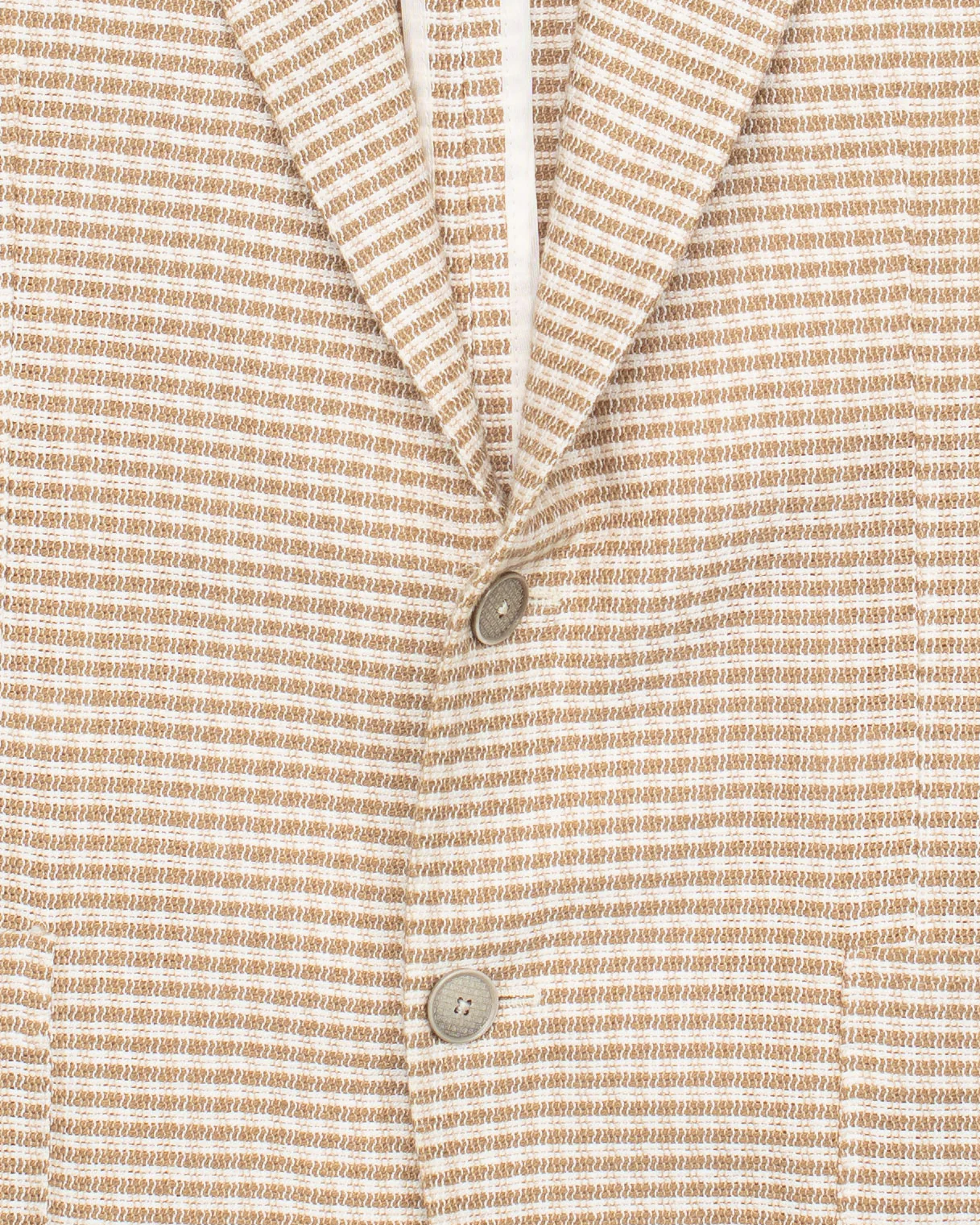 'Dakar' Checked Blazer in Beige #1603 - Image 3