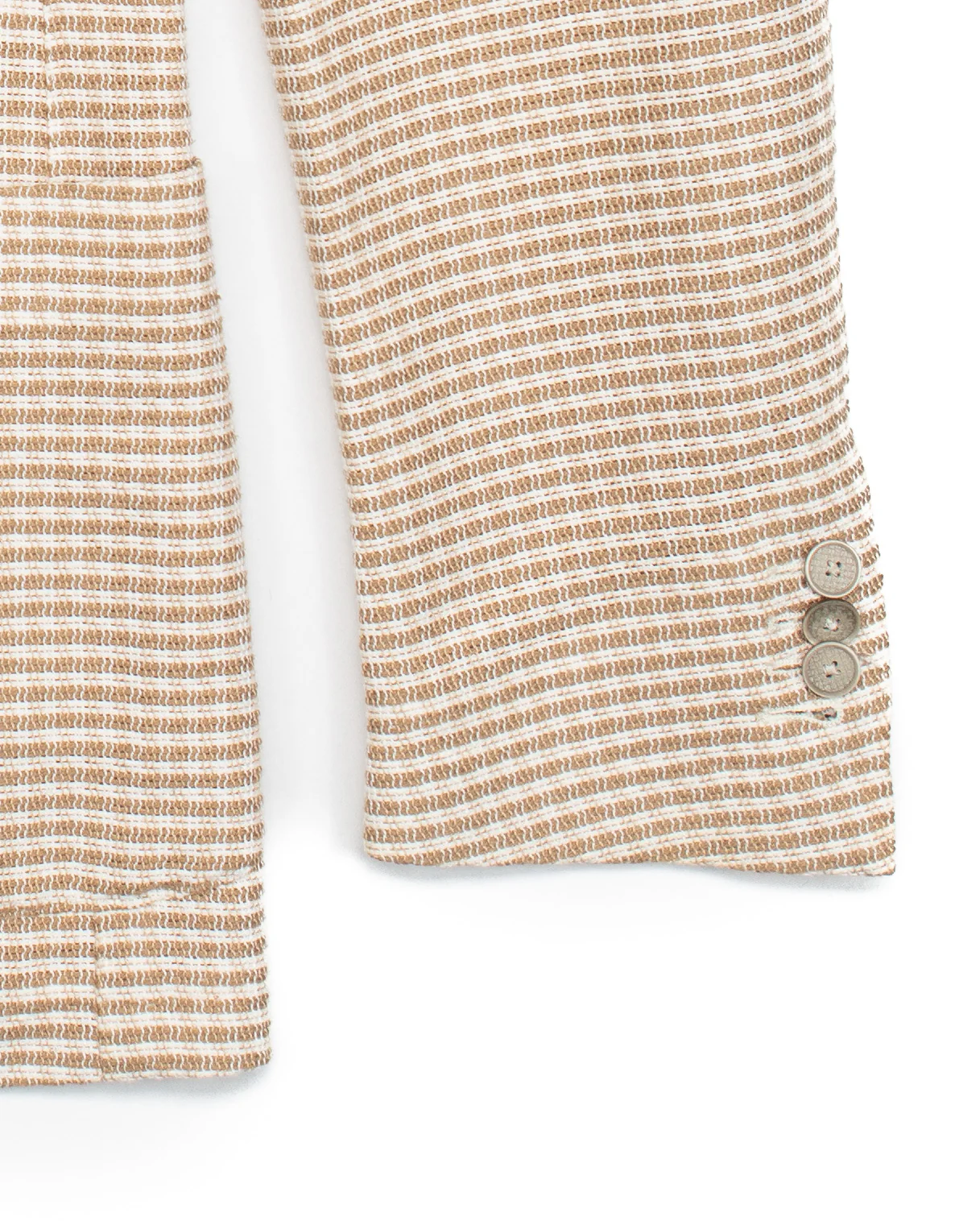 'Dakar' Checked Blazer in Beige #1603 - Image 4