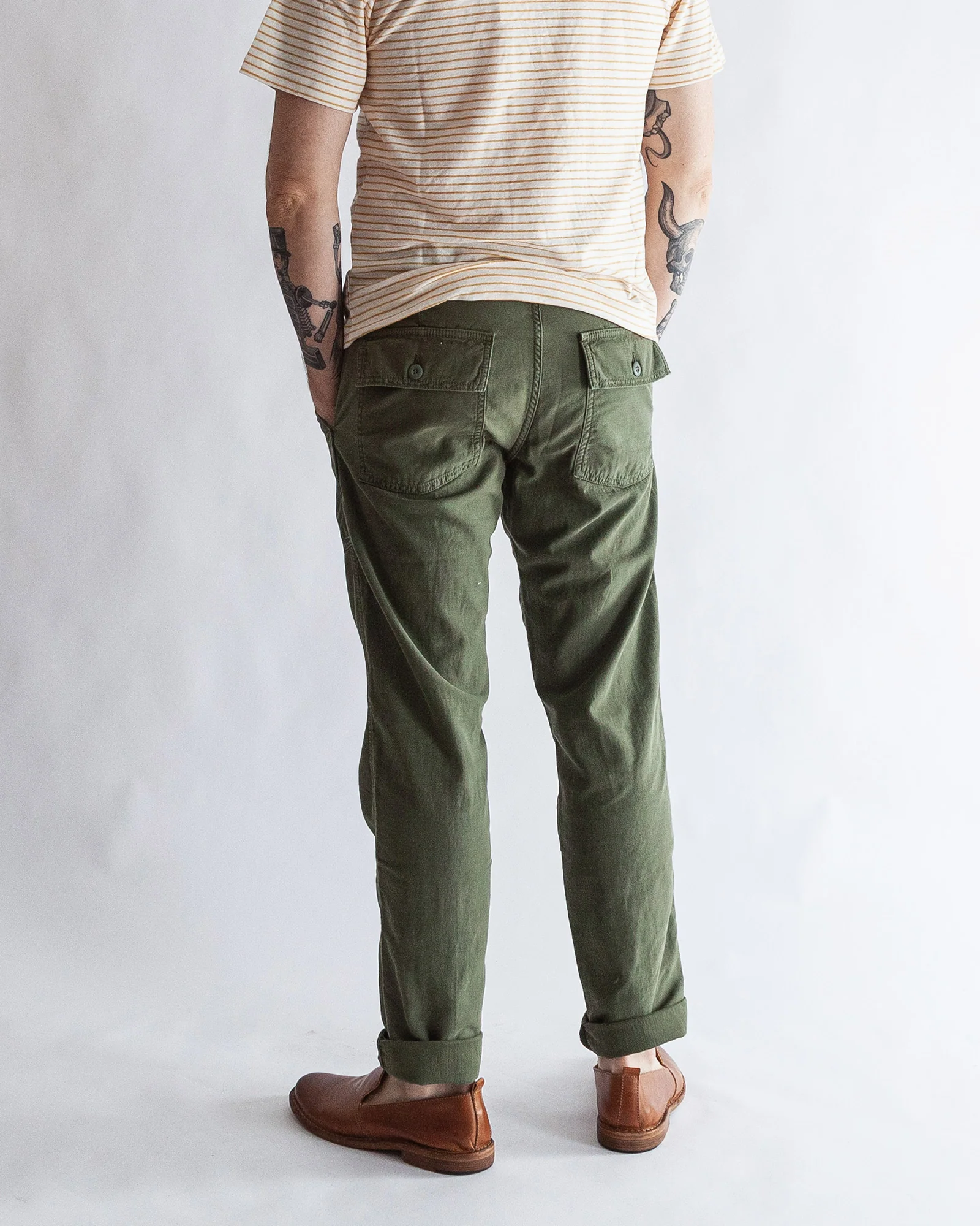 Degrasse Fatigues in Military Green - Image 4
