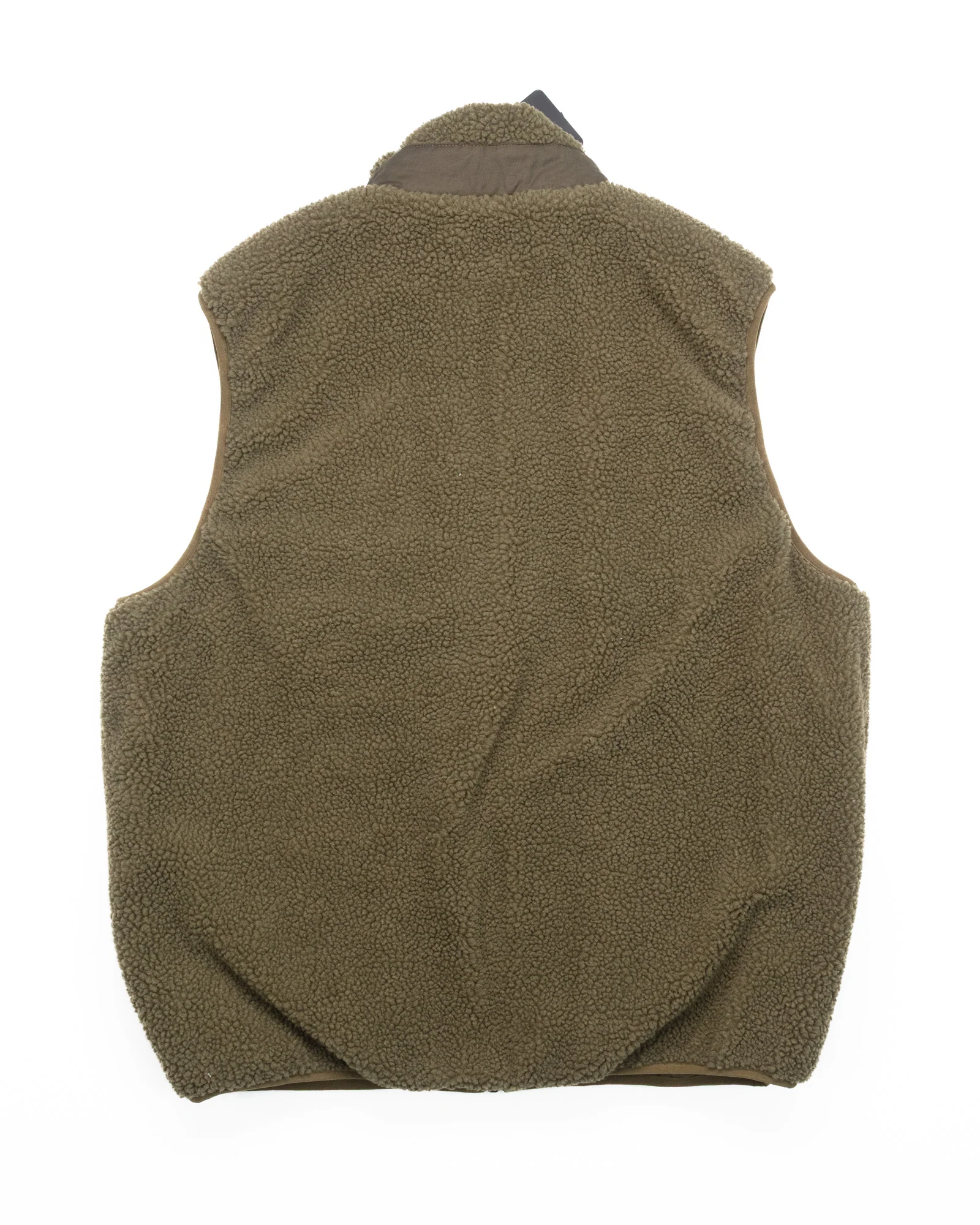 Down Reversible Vest in Olive #1482 - Image 6