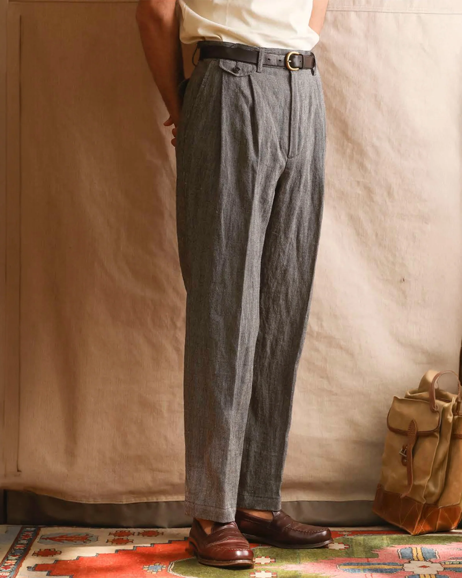 Enfield Herringbone Pants - Image 2
