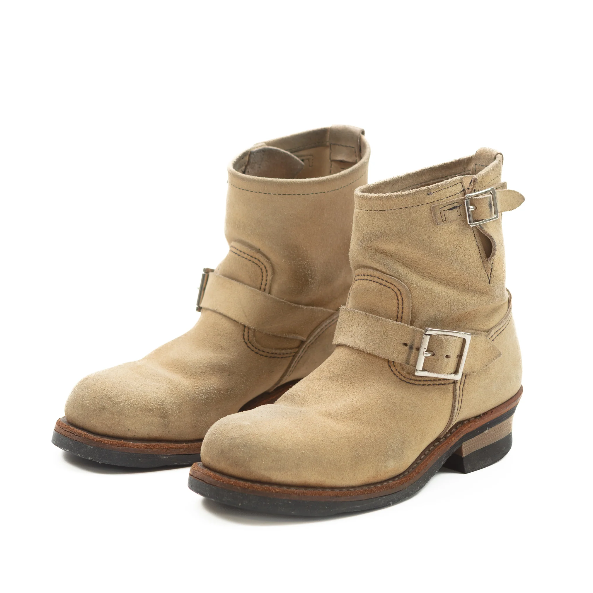 Engineer Short Boots 2965 Hawthorne Beige #1359