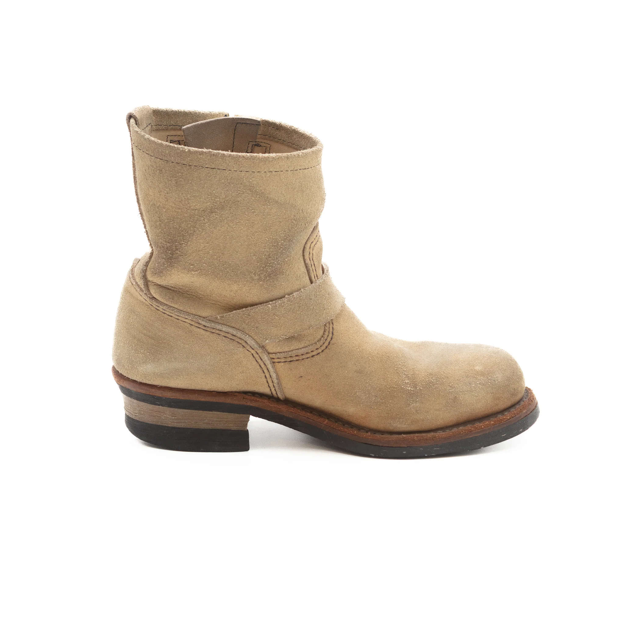 Engineer Short Boots 2965 Hawthorne Beige #1359 - Image 3