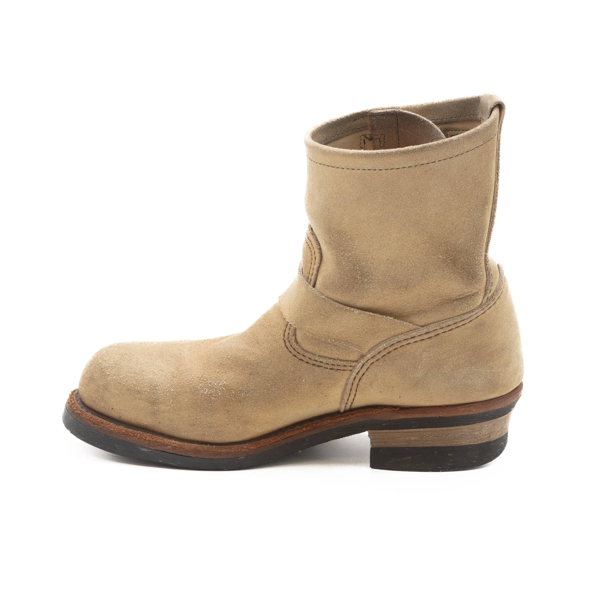 Engineer Short Boots 2965 Hawthorne Beige #1359 - Image 5