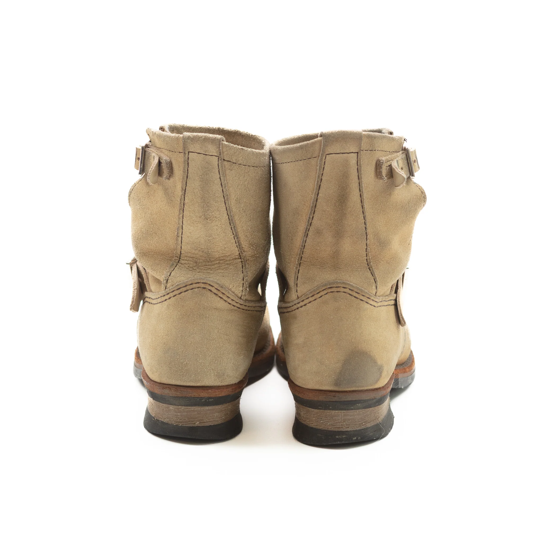 Engineer Short Boots 2965 Hawthorne Beige #1359 - Image 6