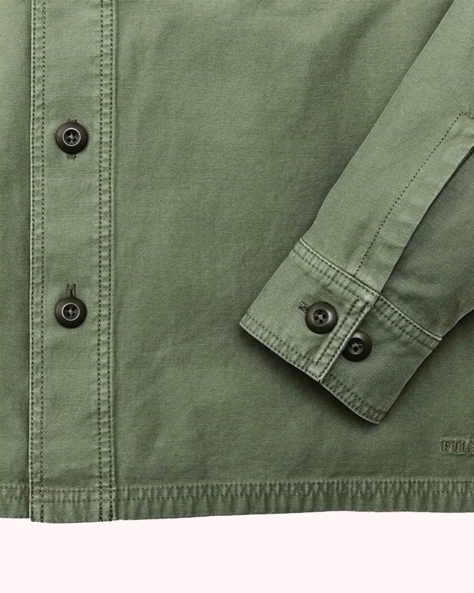 Field Jac-Shirt in Washed Fatigue Green - Image 8