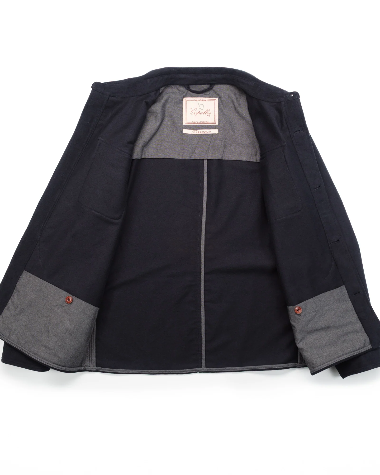 Fioravan Iconic Jacket in Navy Moleskin - Image 6