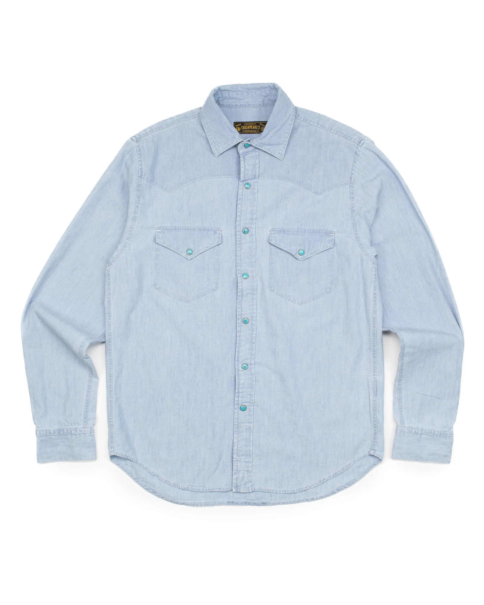 Flagstaff Shirt in Light Chambray - Image 3