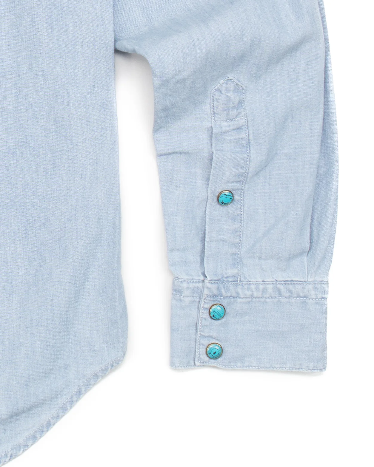 Flagstaff Shirt in Light Chambray - Image 5