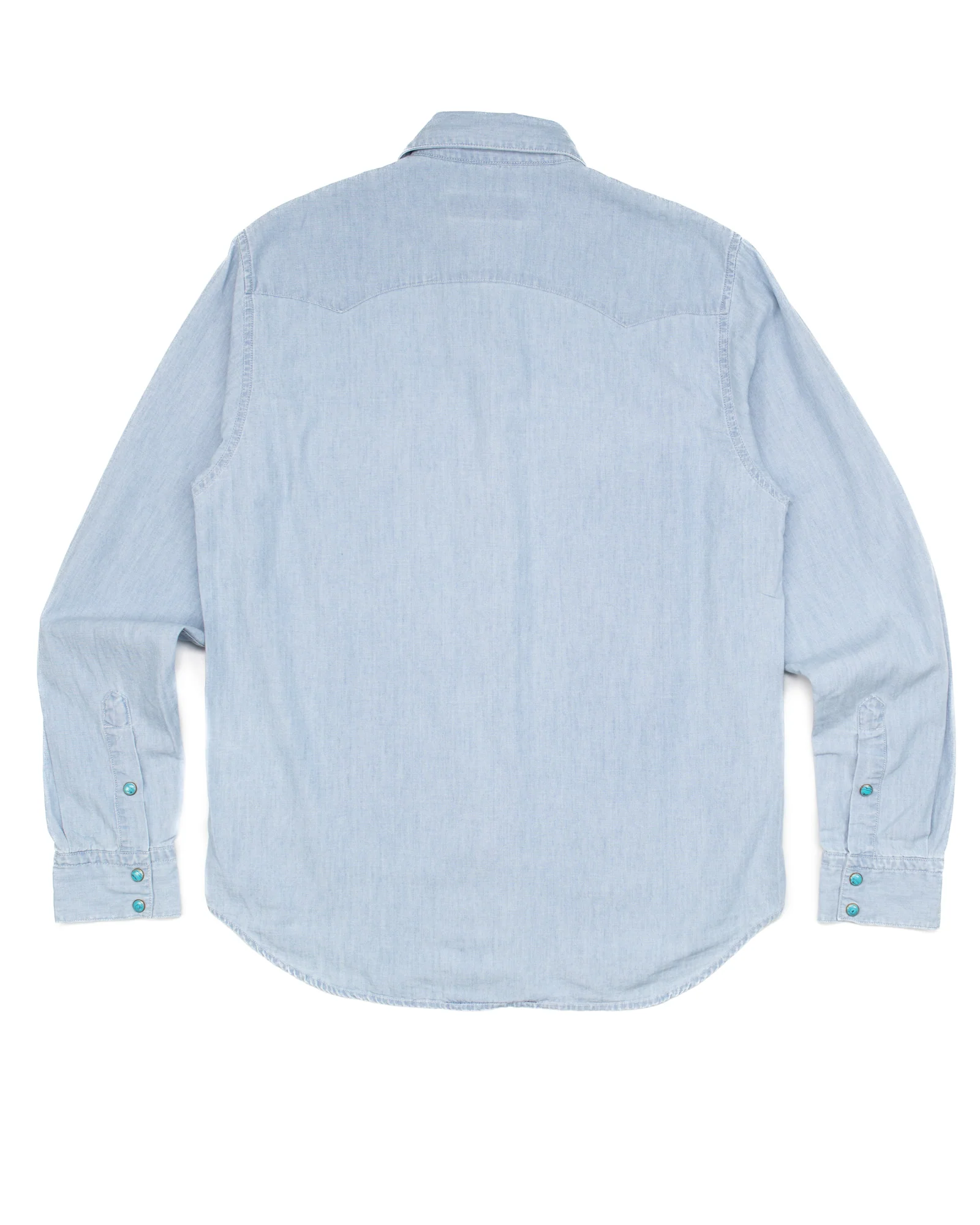 Flagstaff Shirt in Light Chambray - Image 6