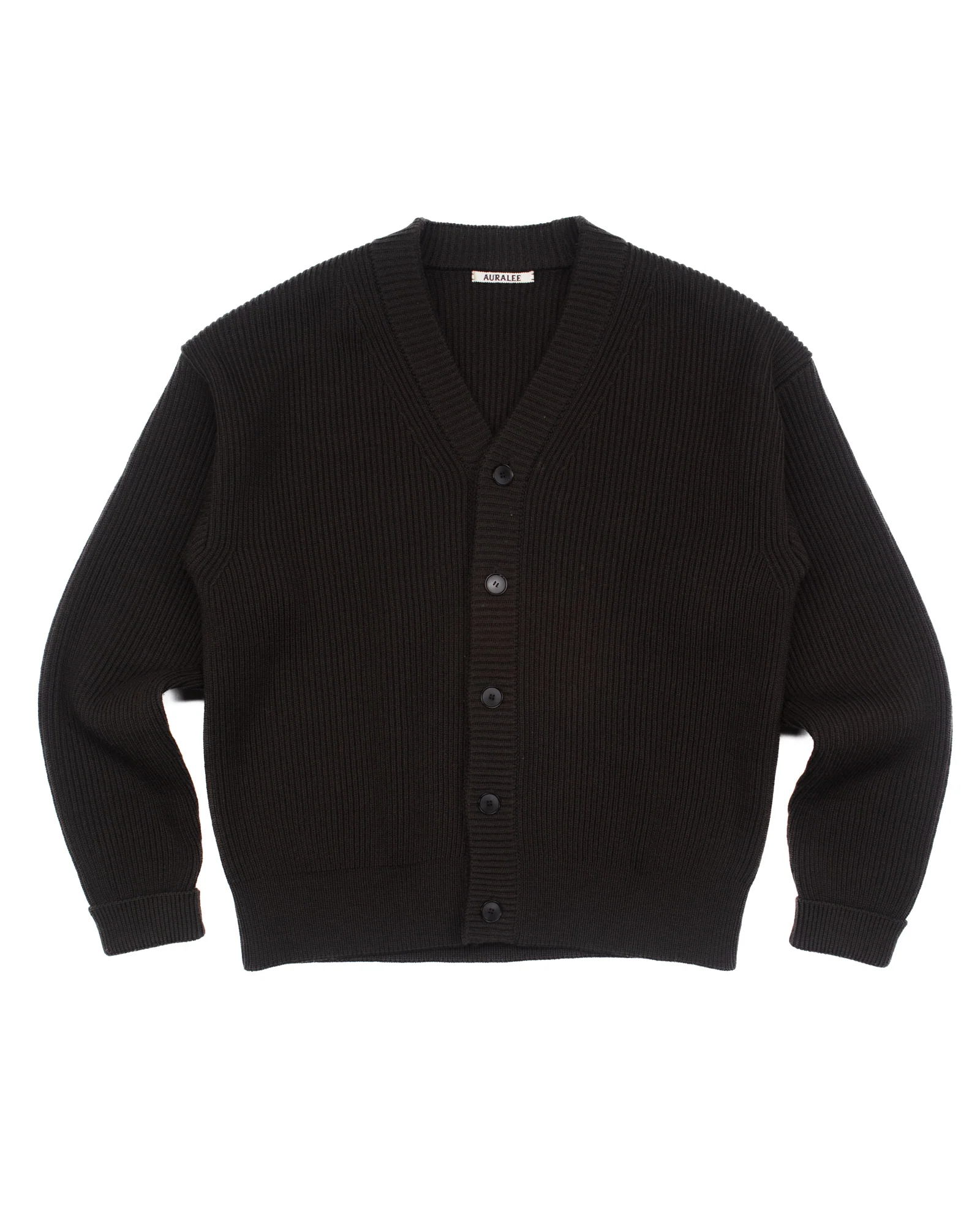 French Merino Rib Knit Cardigan #1570