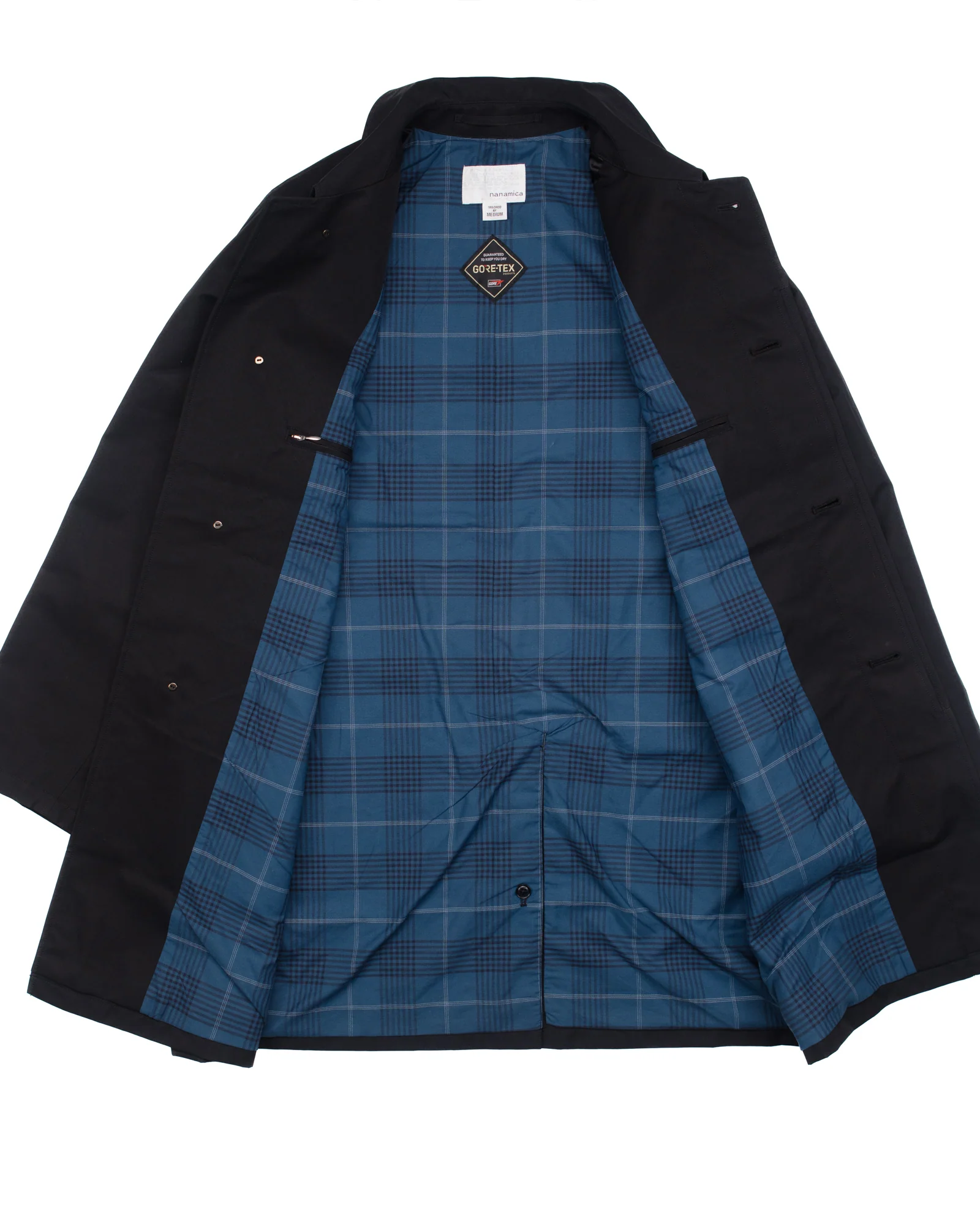 Gore-Tex Soutien Collar Coat Black #1537 - Image 3