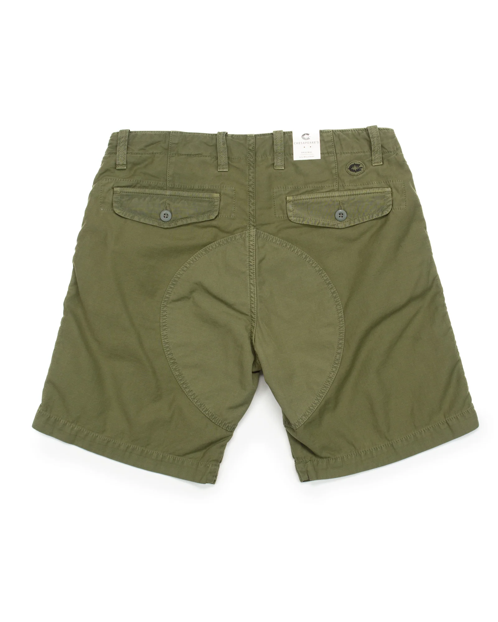Harbour Deck Shorts in Military Green - Image 5