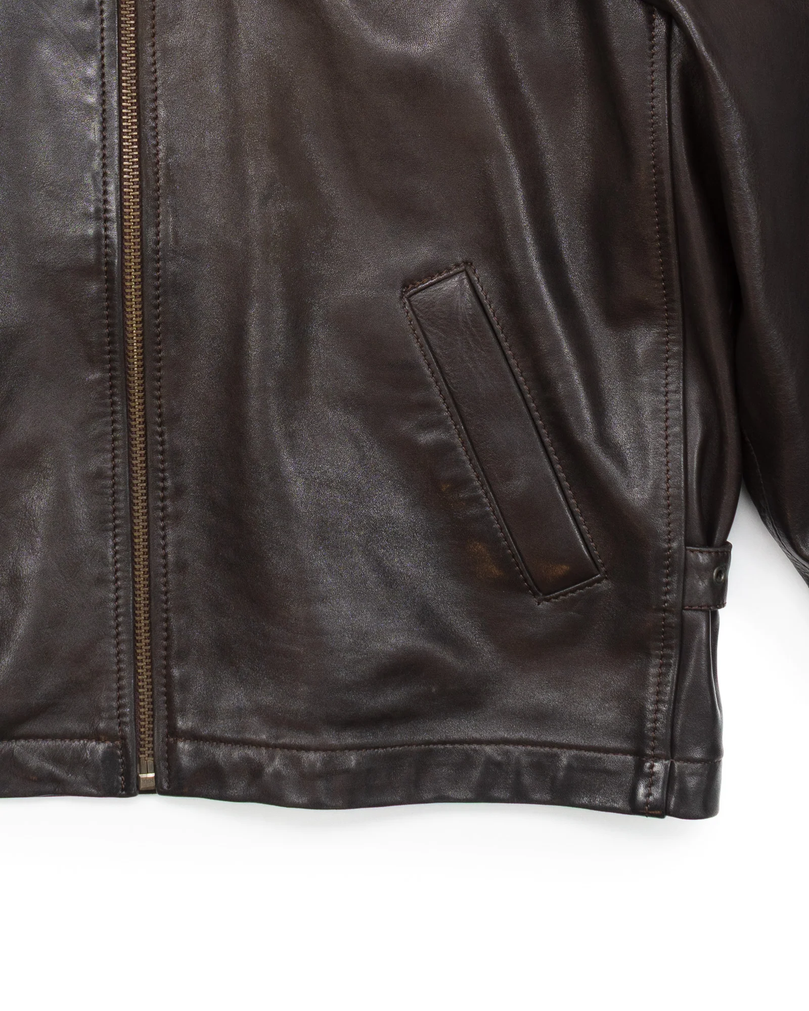 Highwayman Leather Jacket #1703 - Image 3