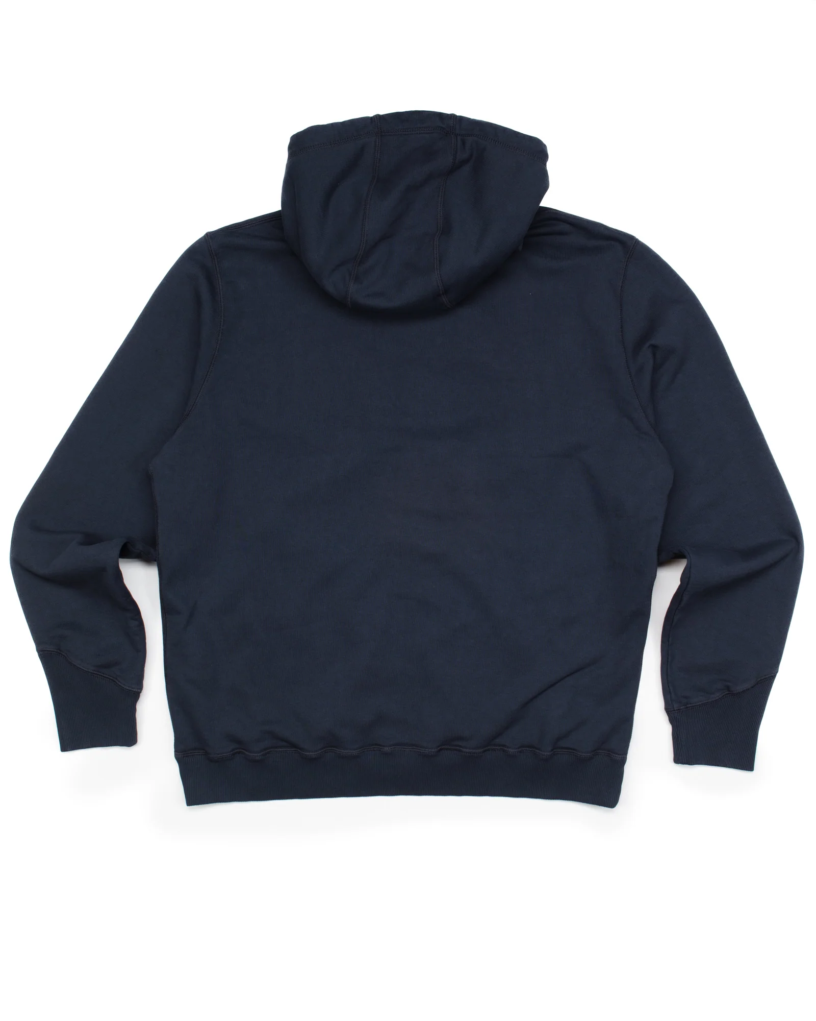 Hooded Full Zip Sweatshirt F203 in Navy - Image 6