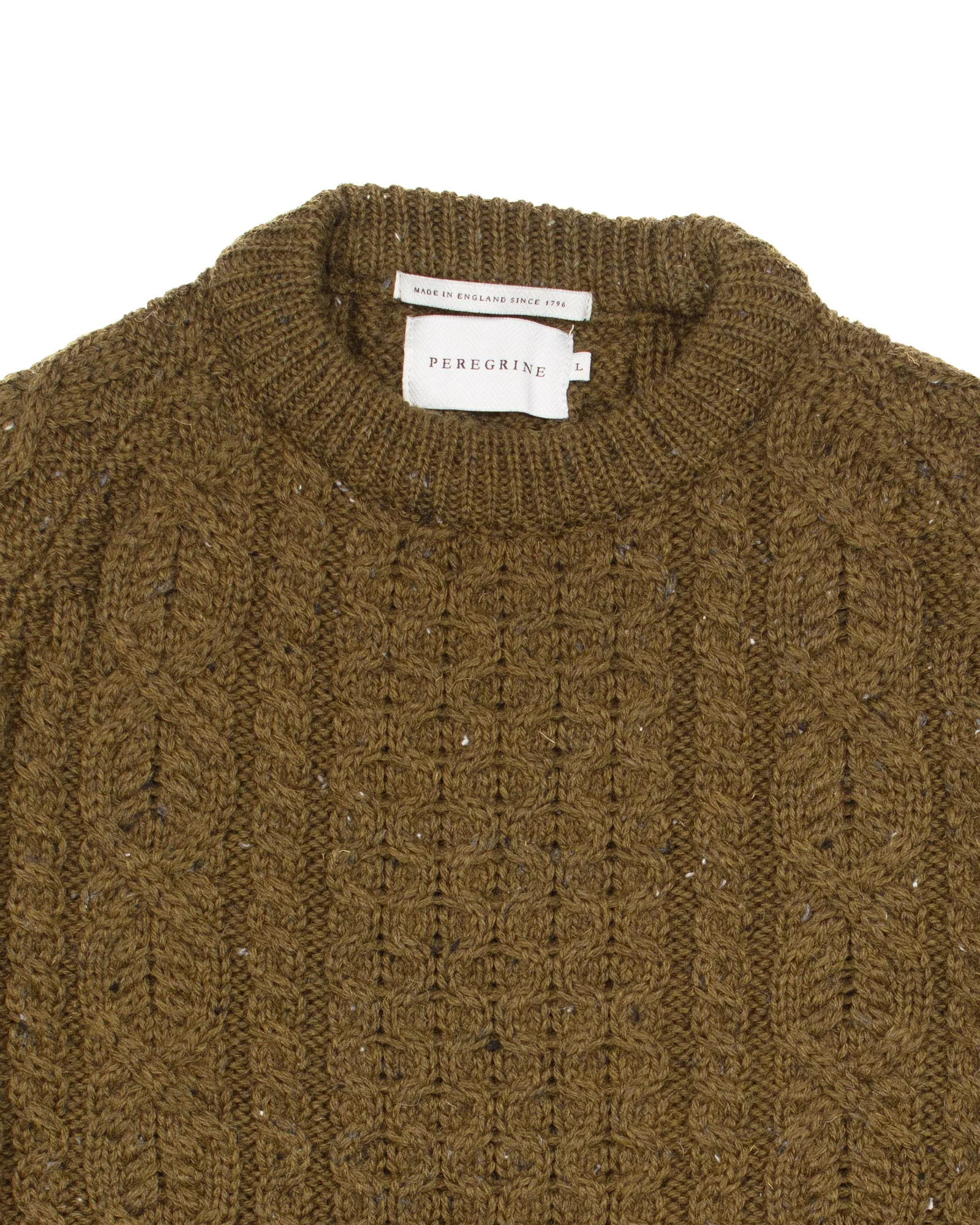 Hudson Aran in Olive #1650 - Image 2