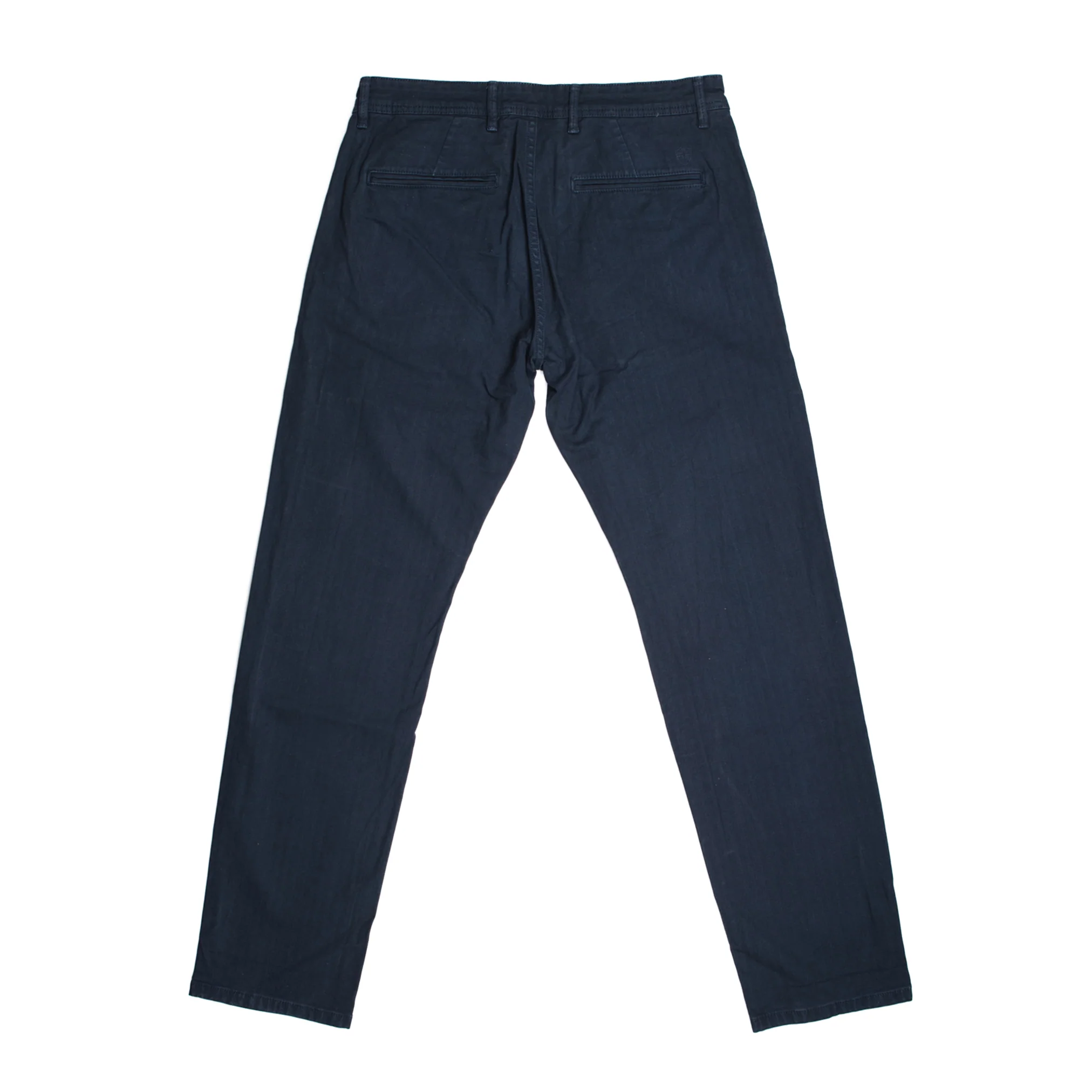 Menzo Solid Chinos in Navy #1012 - Image 3
