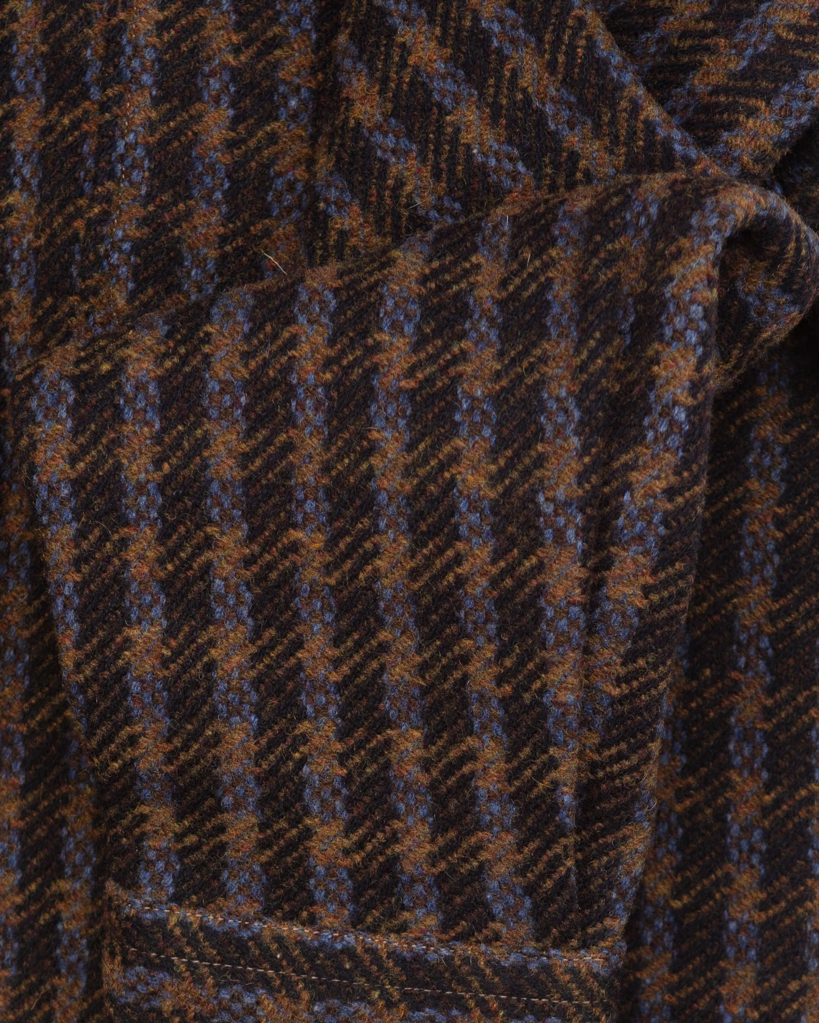 Merino Tweed in Navy - Image 6