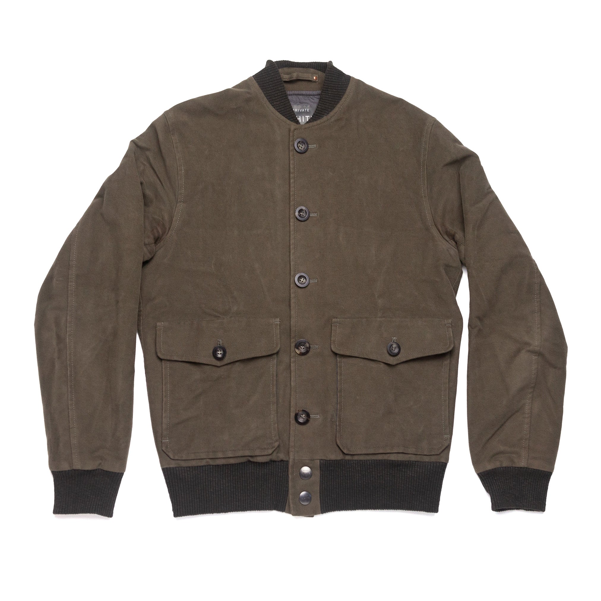 Moleskin Bomber in Taupe #711