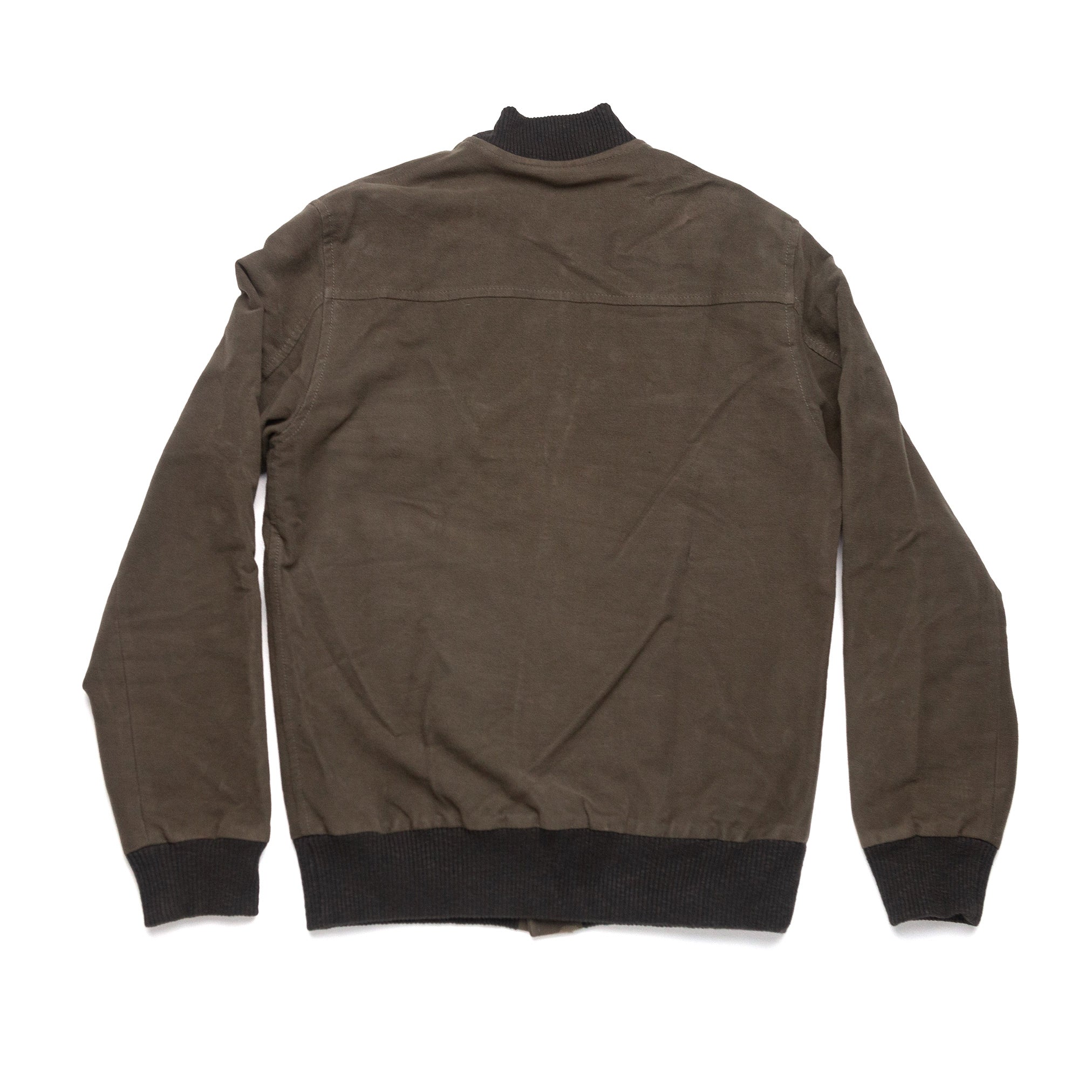 Moleskin Bomber in Taupe #711 - Image 6
