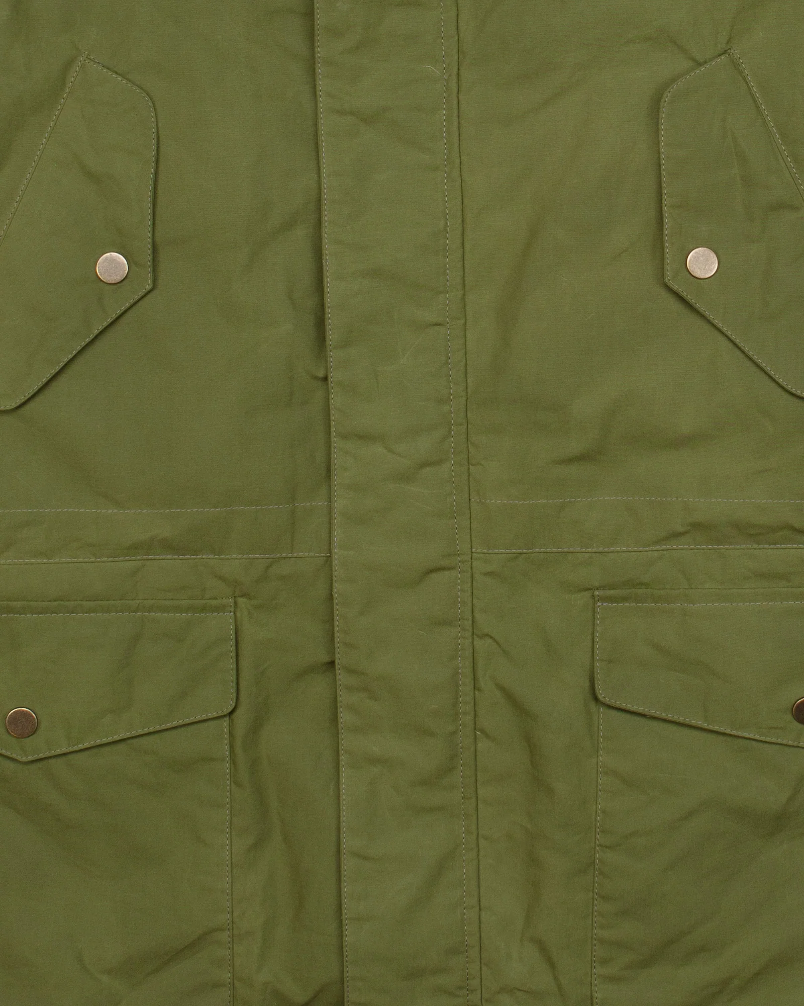 New Bob Short Parka in Forest Dry Wax - Image 3