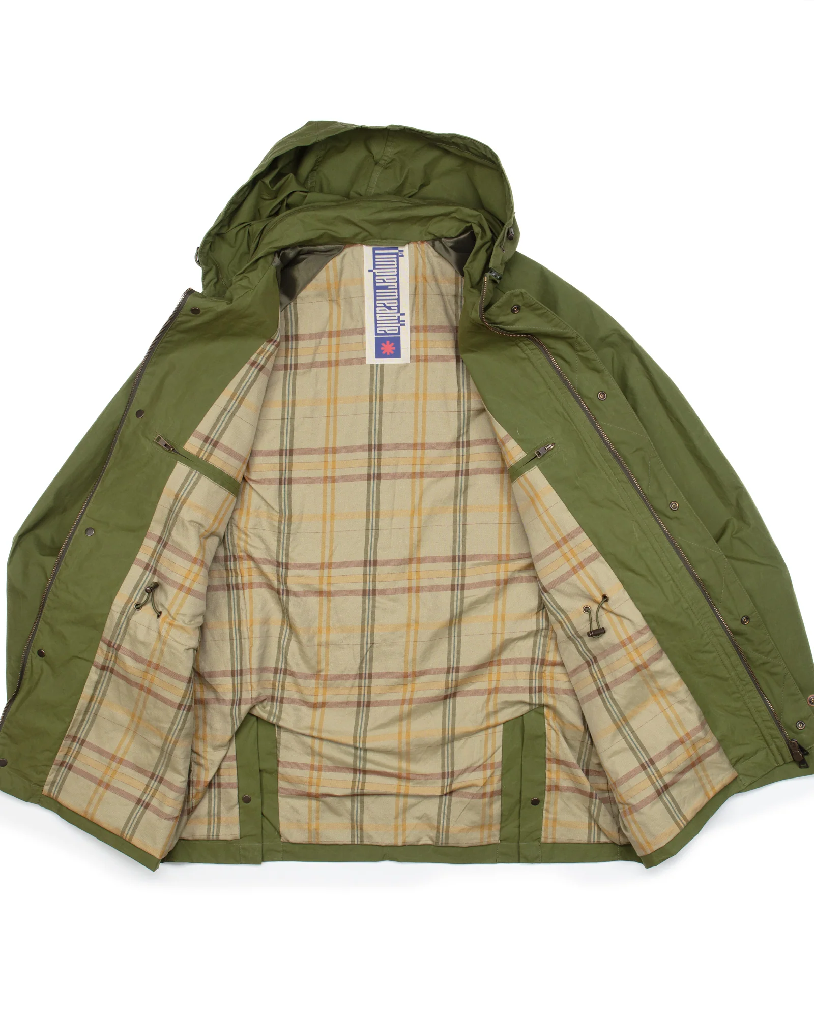 New Bob Short Parka in Forest Dry Wax - Image 6