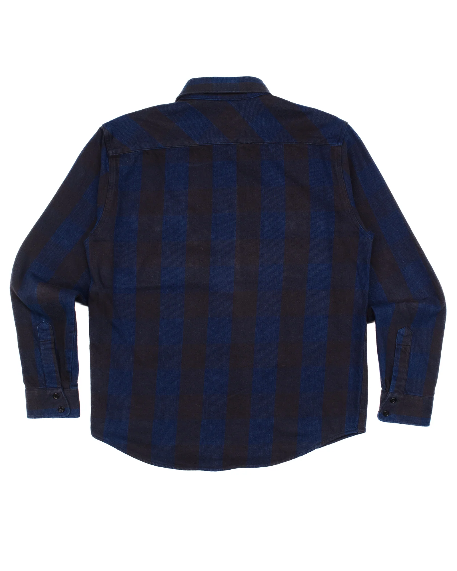 Norris Blue & Black Flannel Shirt #1589 - Image 3