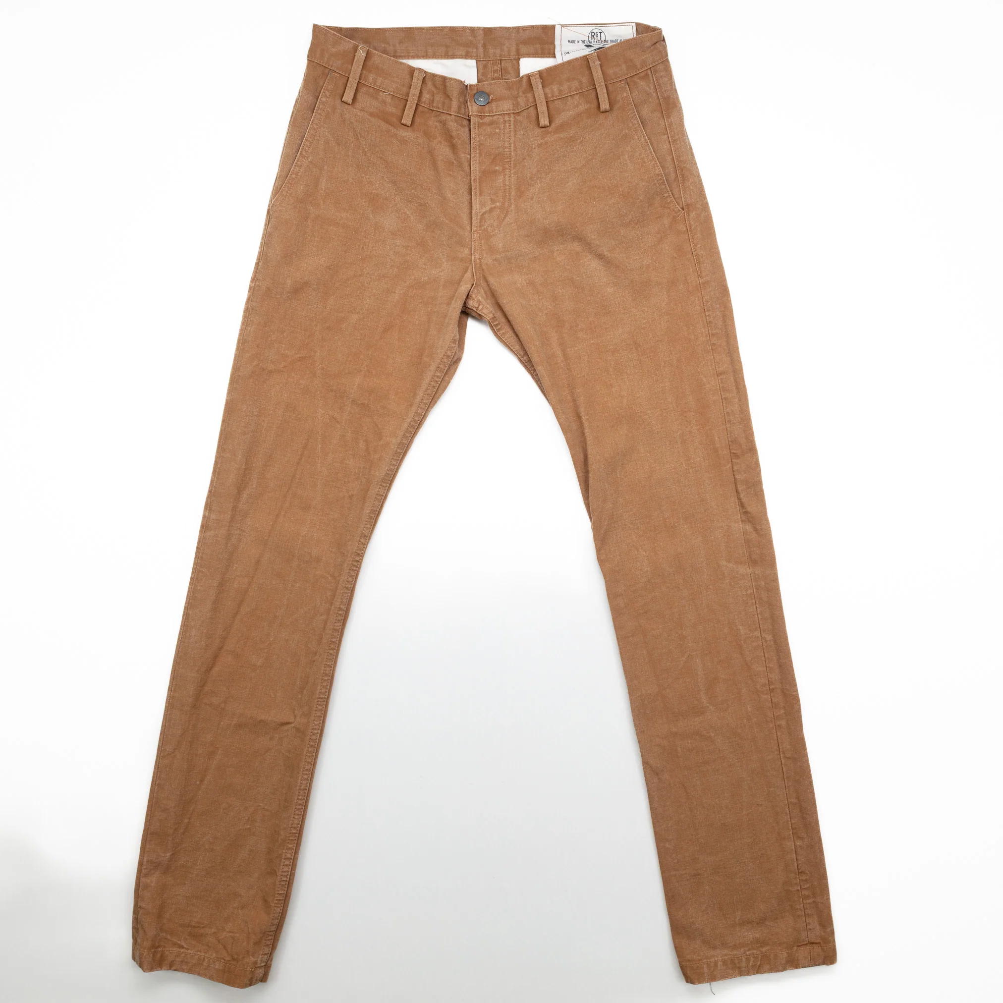 Officer Trousers in Tan #1234 - Image 3