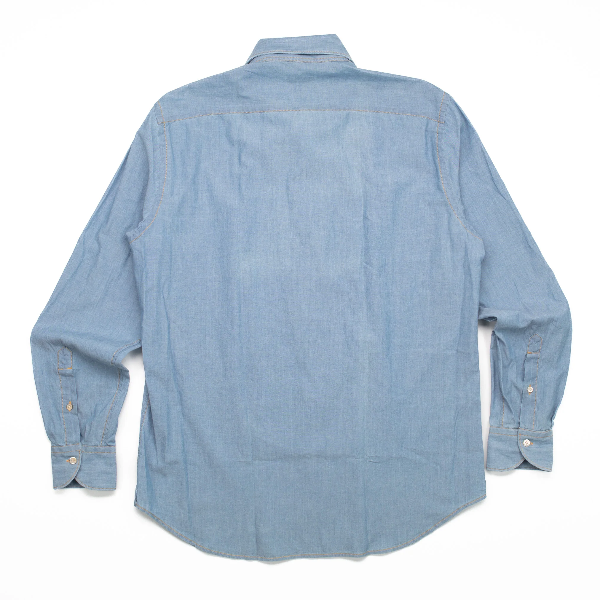 Parma Shirt in Washed Blue #1437 - Image 4