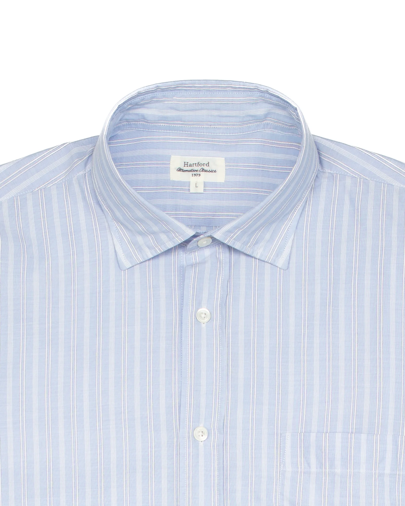 Paul Shirt in Blue & White Stripe - Image 2