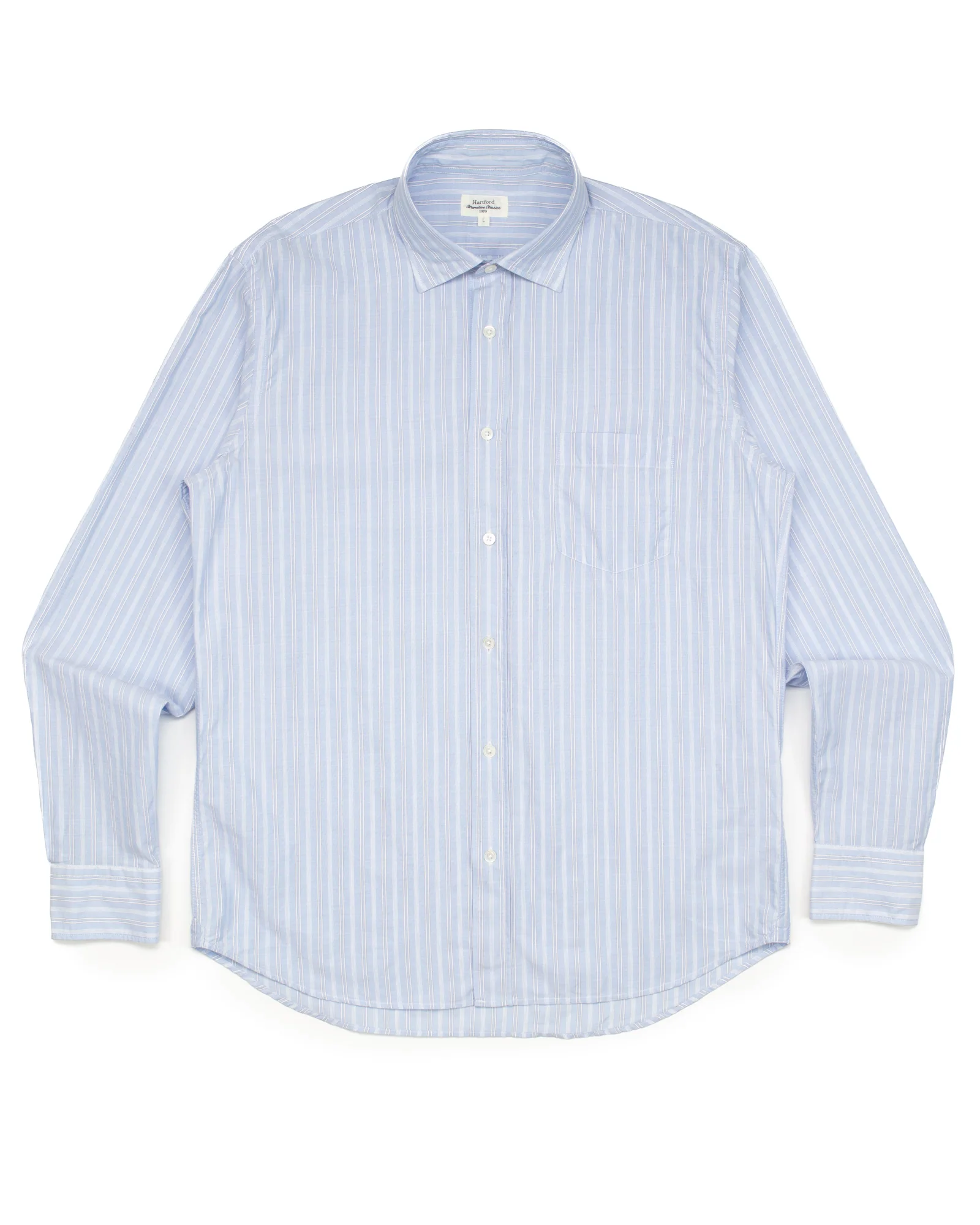 Paul Shirt in Blue & White Stripe - Image 4