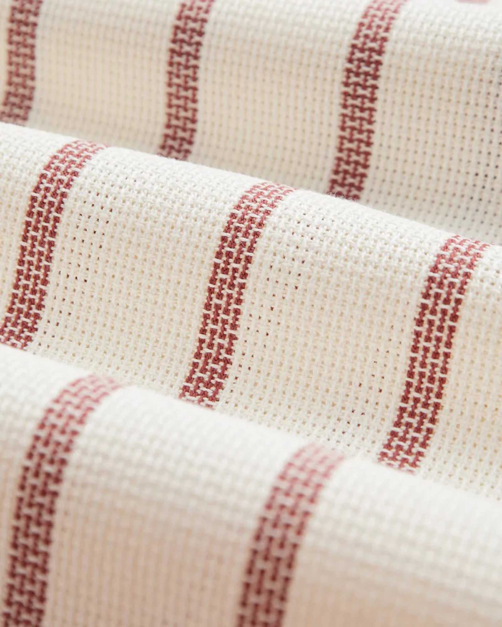 Piquet Stripe in Bordeaux - Image 3