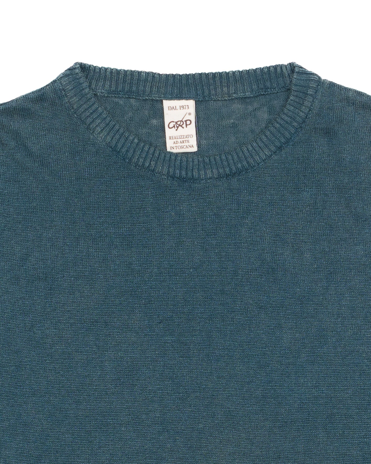 PL10 Short Sleeve Linen Crewneck in Oil - Image 2