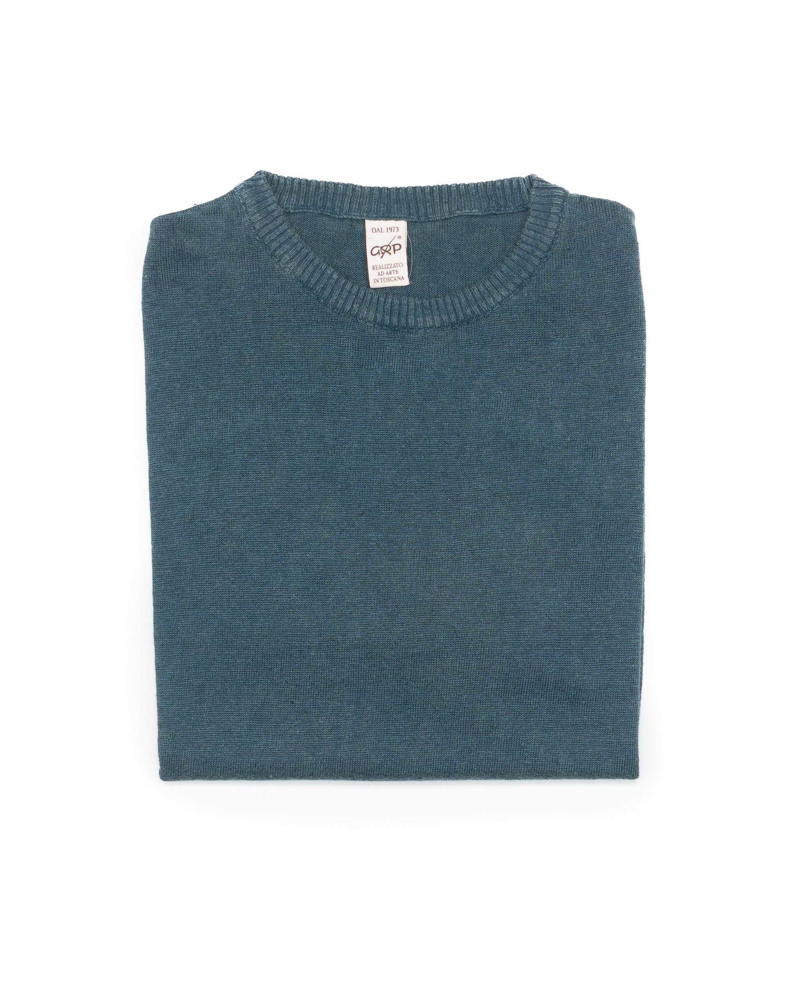 PL10 Short Sleeve Linen Crewneck in Oil - Image 4