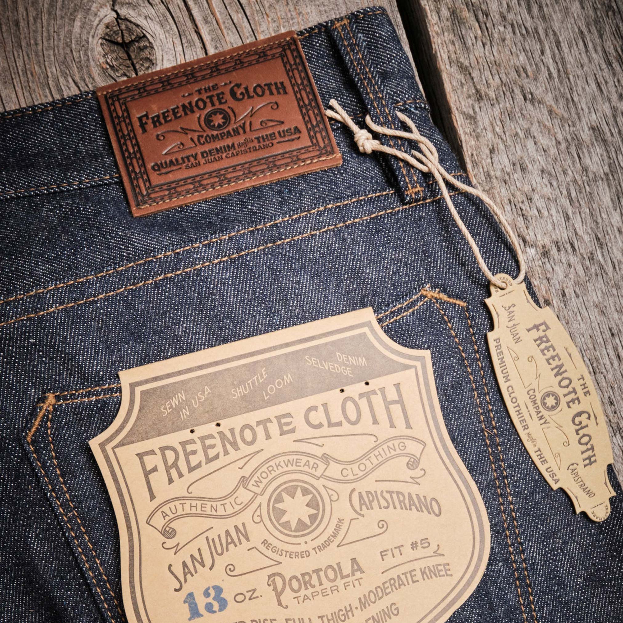 Portola Classic Taper 13oz Indigo Denim - Image 7