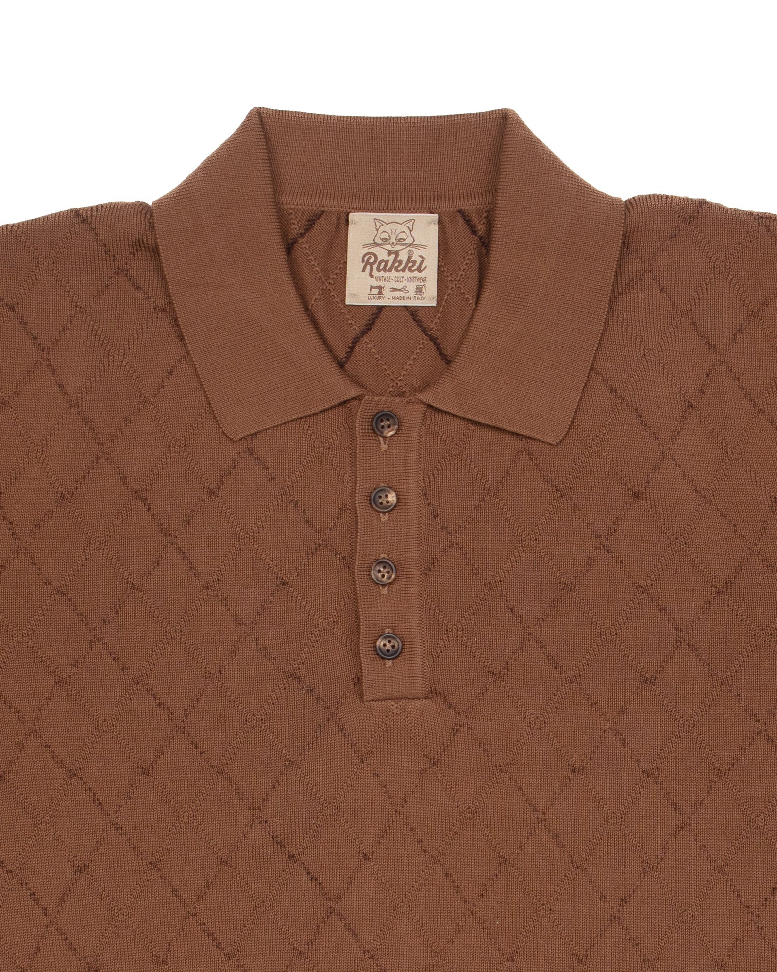 Preppy Man Polo in Cioccolato - Image 3