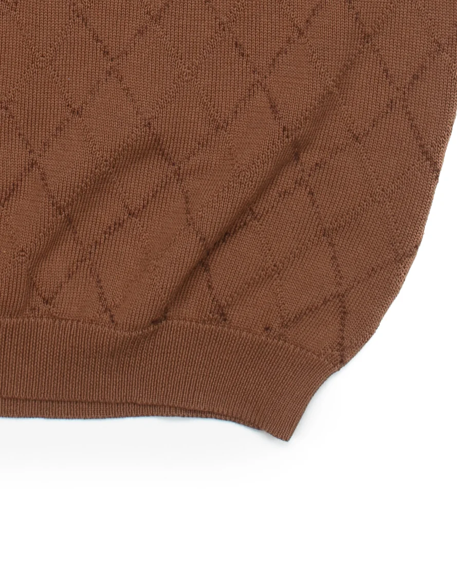 Preppy Man Polo in Cioccolato - Image 6