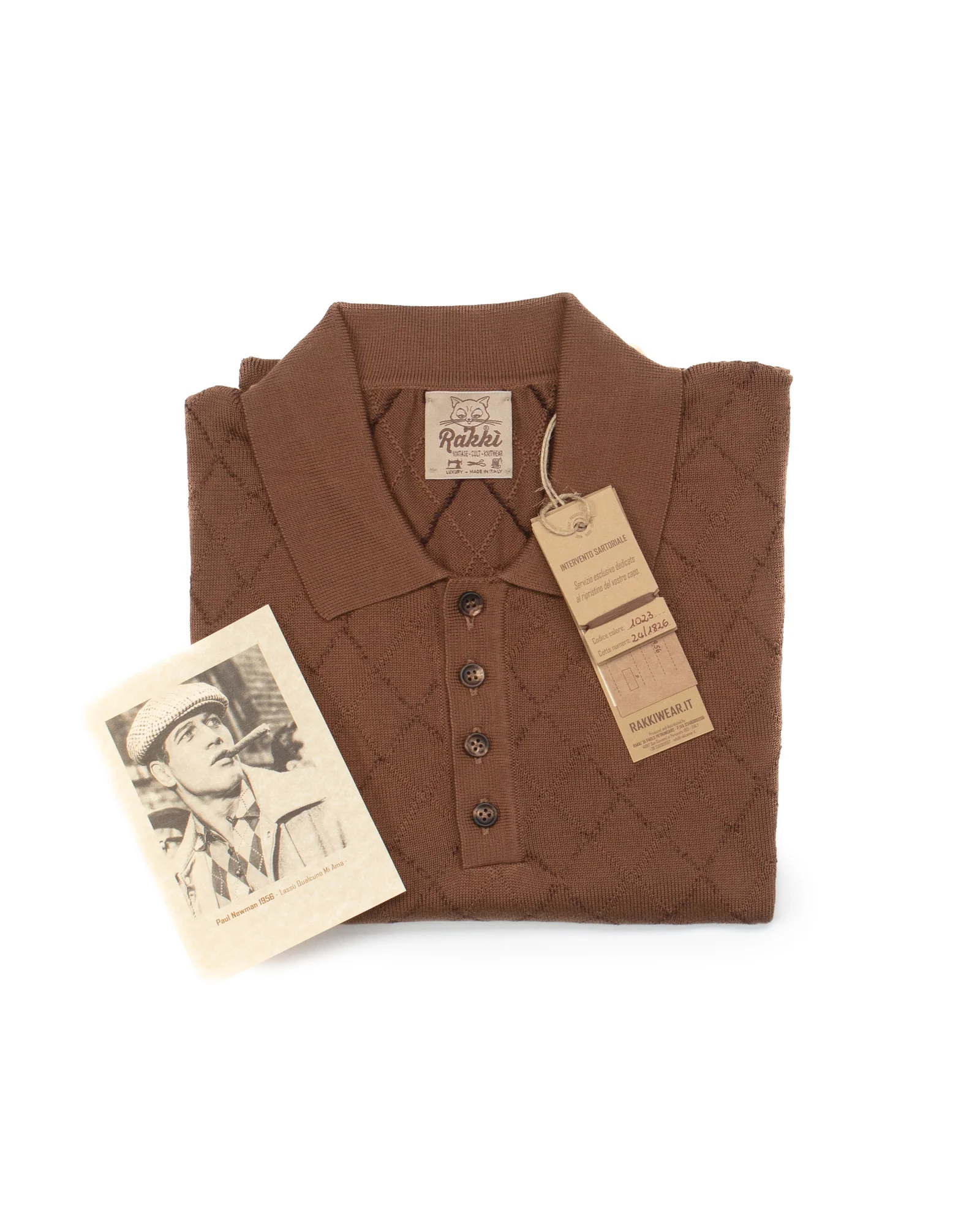 Preppy Man Polo in Cioccolato - Image 9