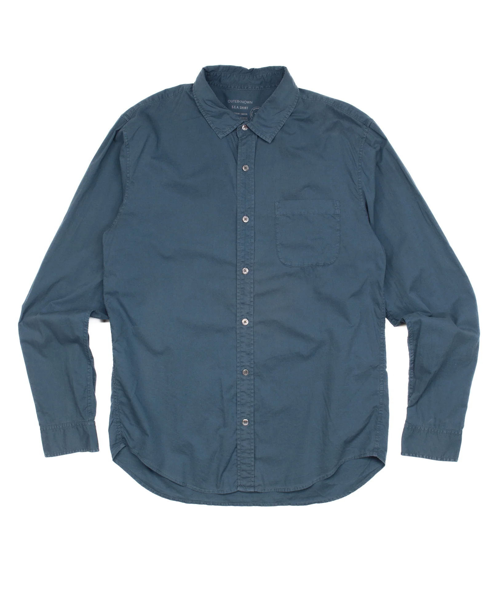 S.E.A. Shirt in Organic Cotton Blue #1535