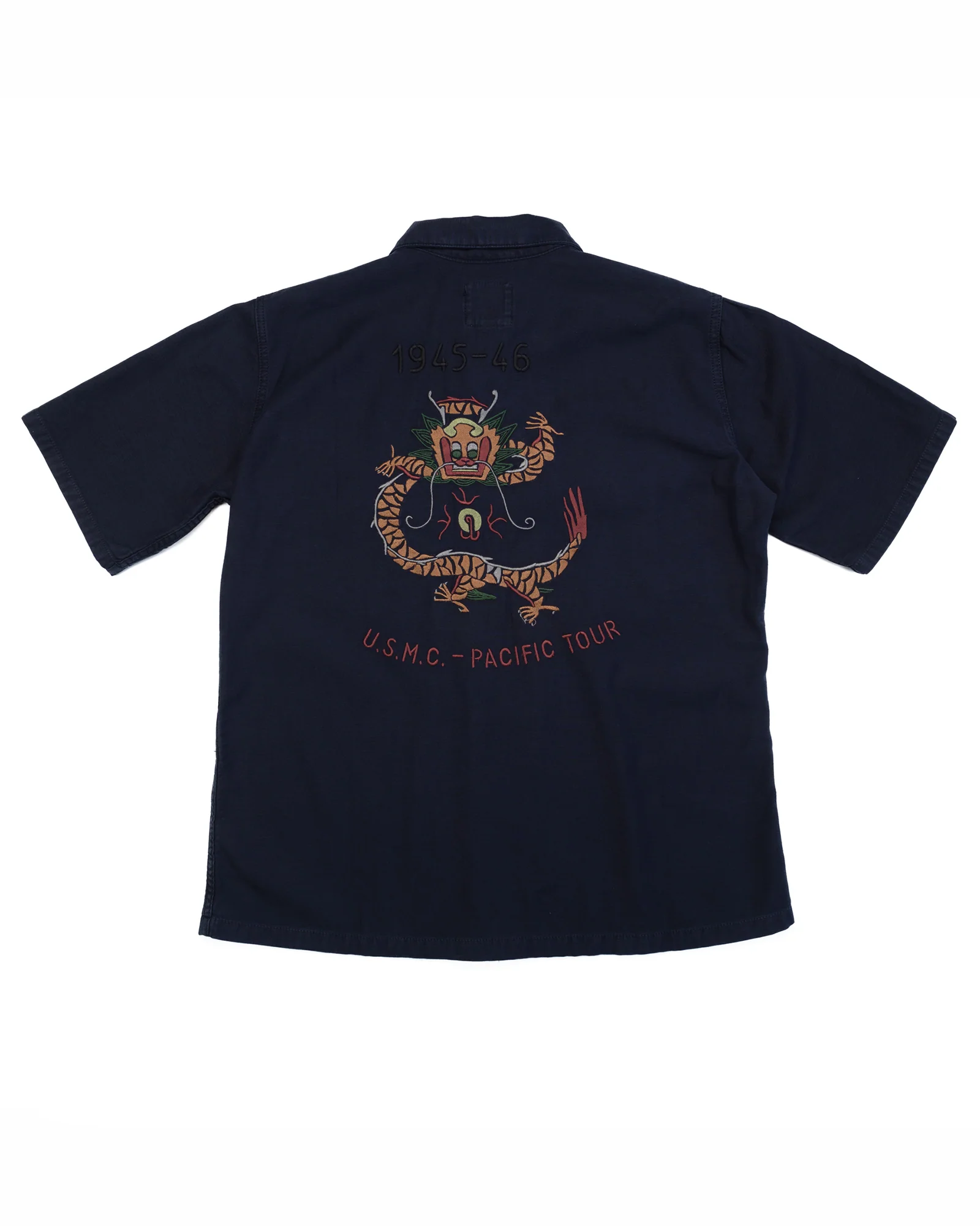 Sbury Ltd Edition Shirt in Navy Slub - Image 3